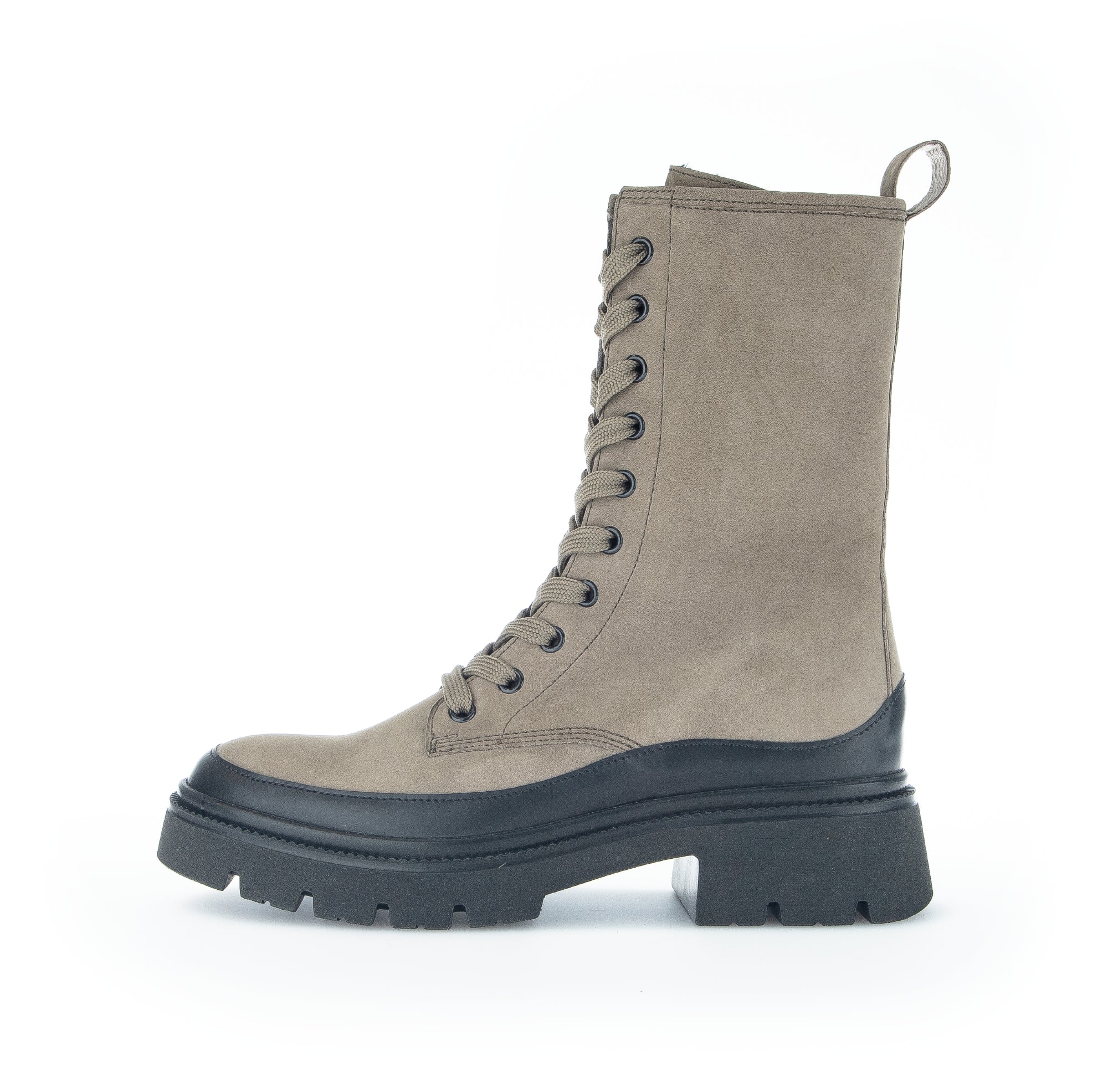 '91.831.11' dames middellange veter - ritssluiting - Groen - Chaplinshoes'91.831.11' dames middellange veter - ritssluiting - GroenGabor