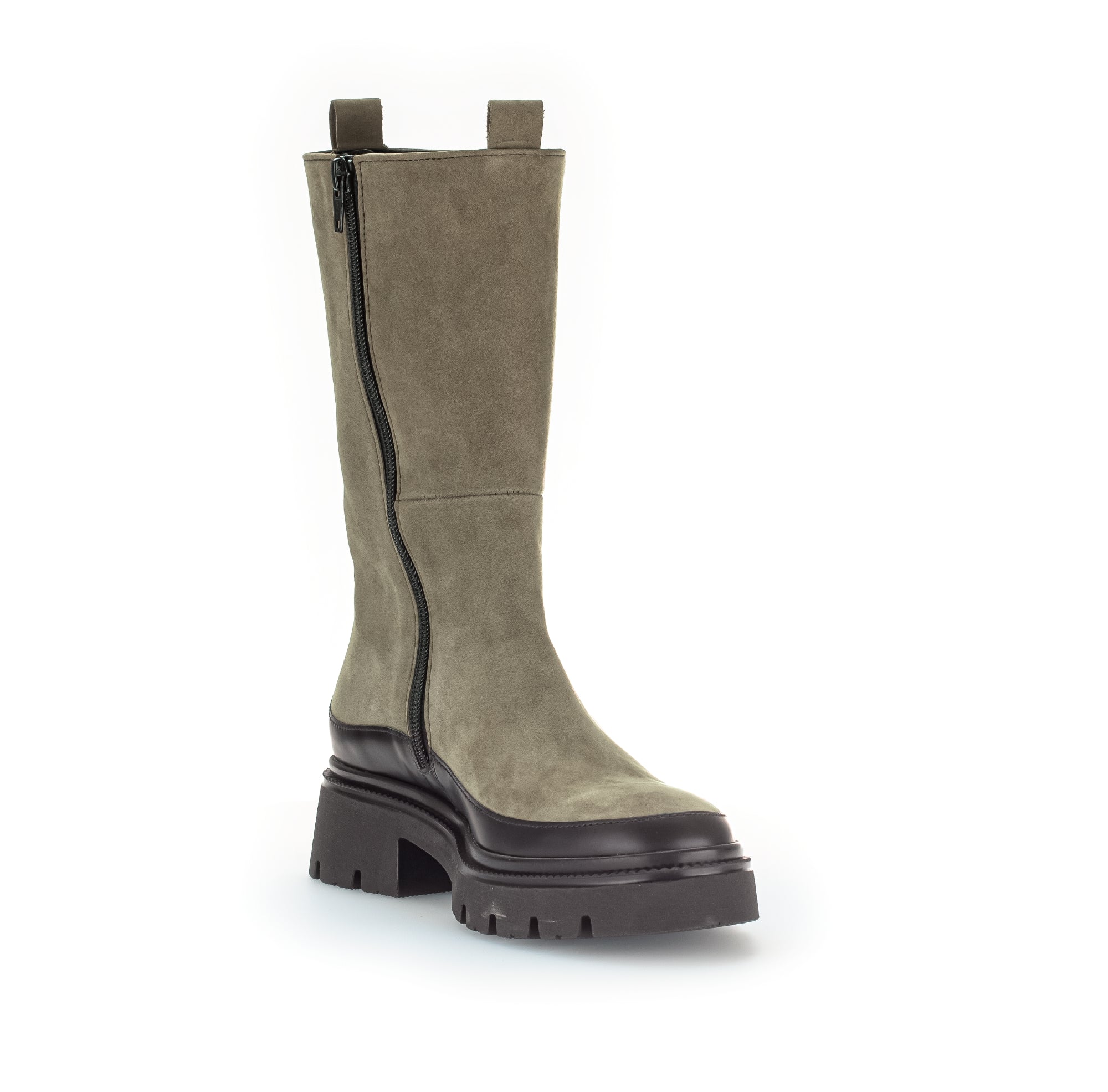 '91.834.11' women's medium long boot - Green - Chaplinshoes'91.834.11' women's medium long boot - GreenGabor