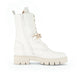 '92.743.60' women's wide fit (H) lace - zip boot - White - Chaplinshoes'92.743.60' women's wide fit (H) lace - zip boot - WhiteGabor