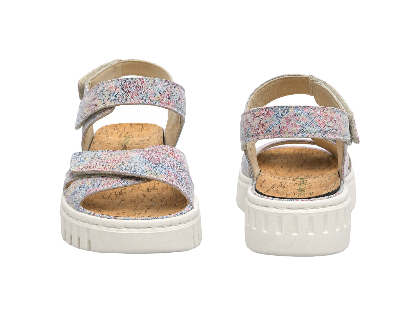 'H-Willow' sandal med bred passform (H) för kvinnor - flerfärgad