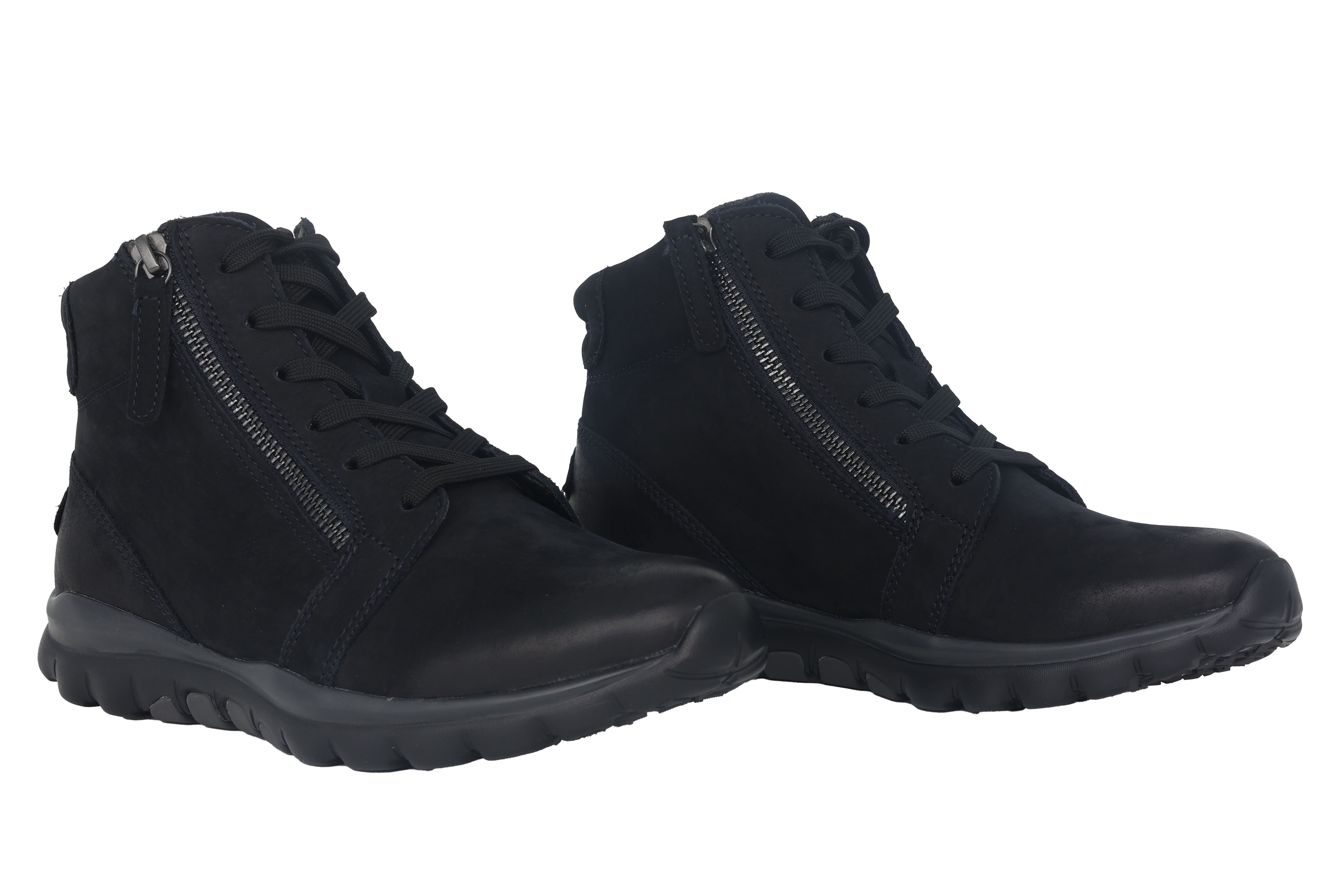 '96.868.46' women's walking rolling lace-up boot - Blue