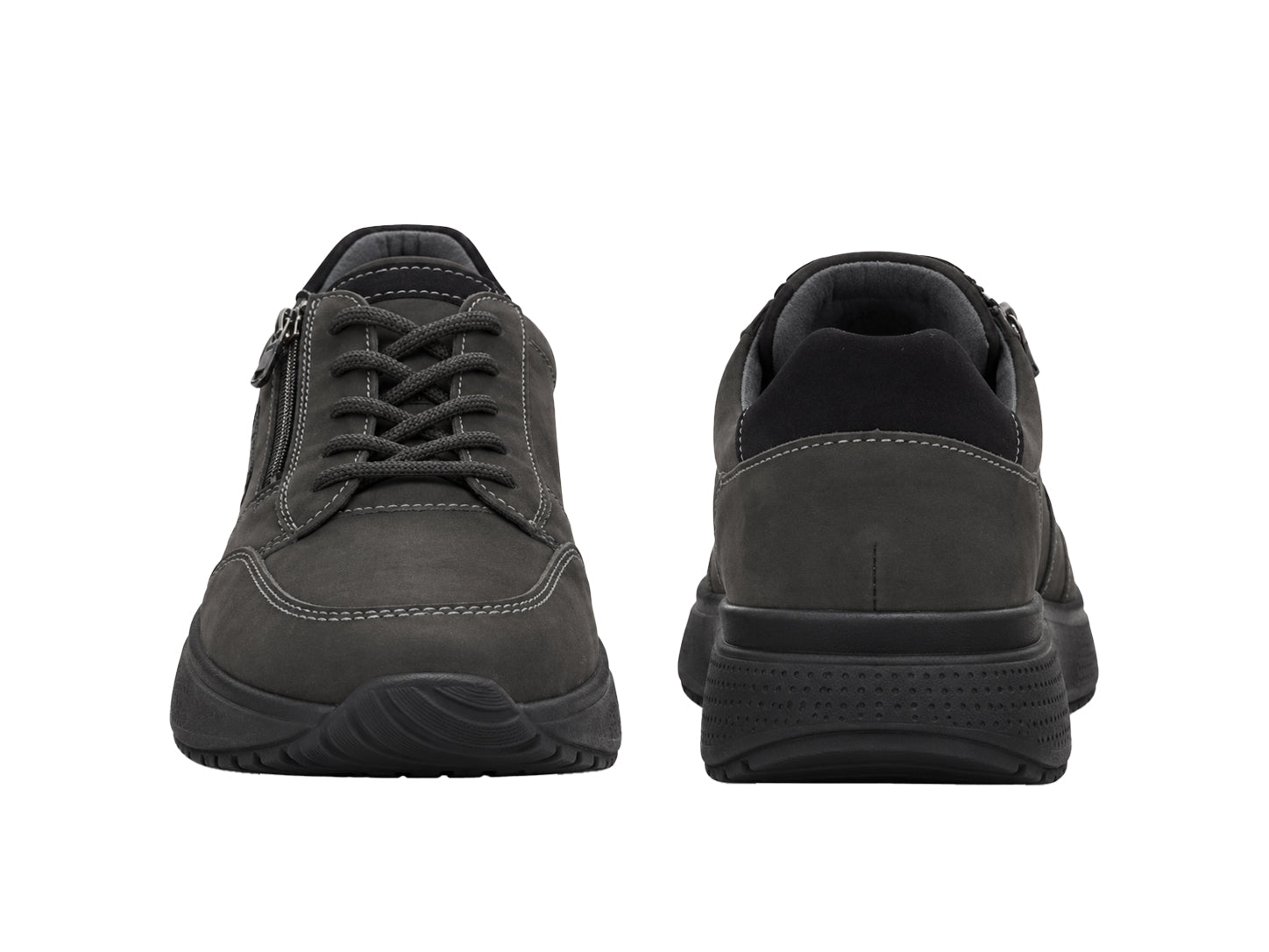 Heiko Men's Wide Fit (H) Sneakers - Grey