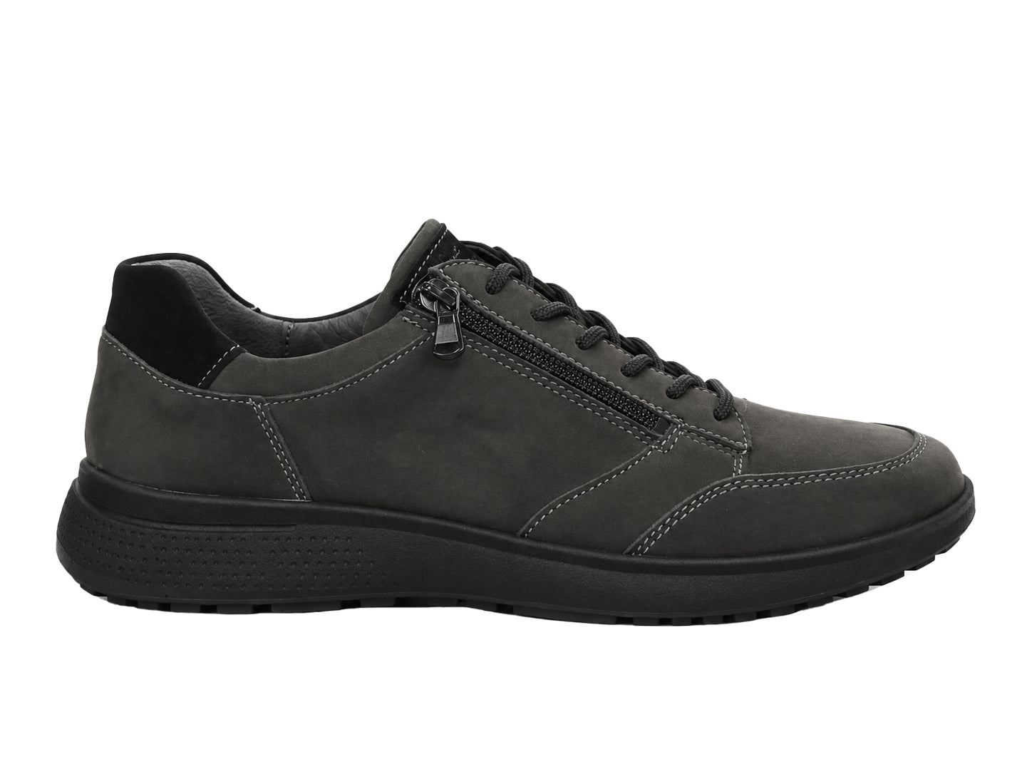Heiko Men's Wide Fit (H) Sneakers - Grey