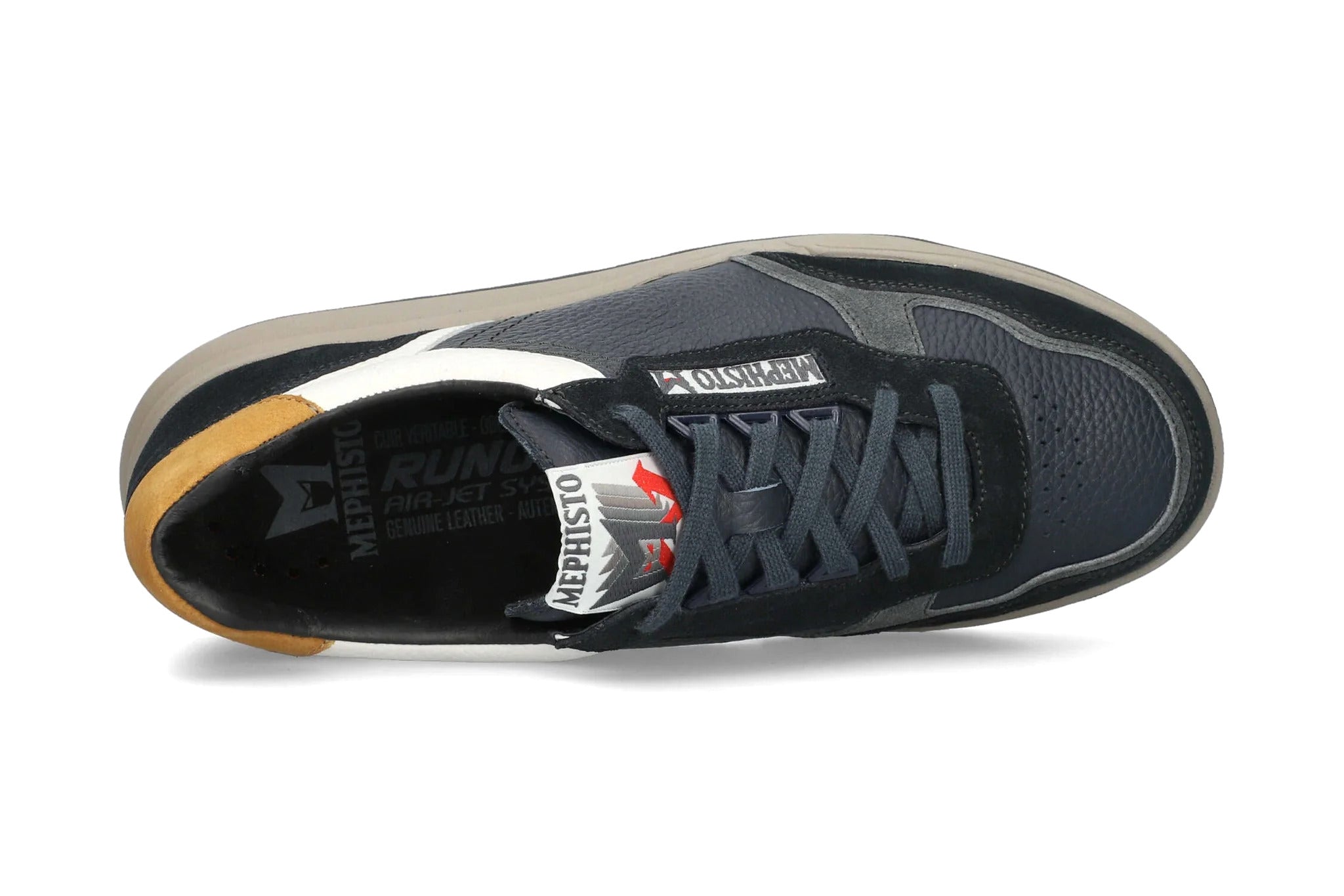 'Norwin' men's lace-up sneaker - blue