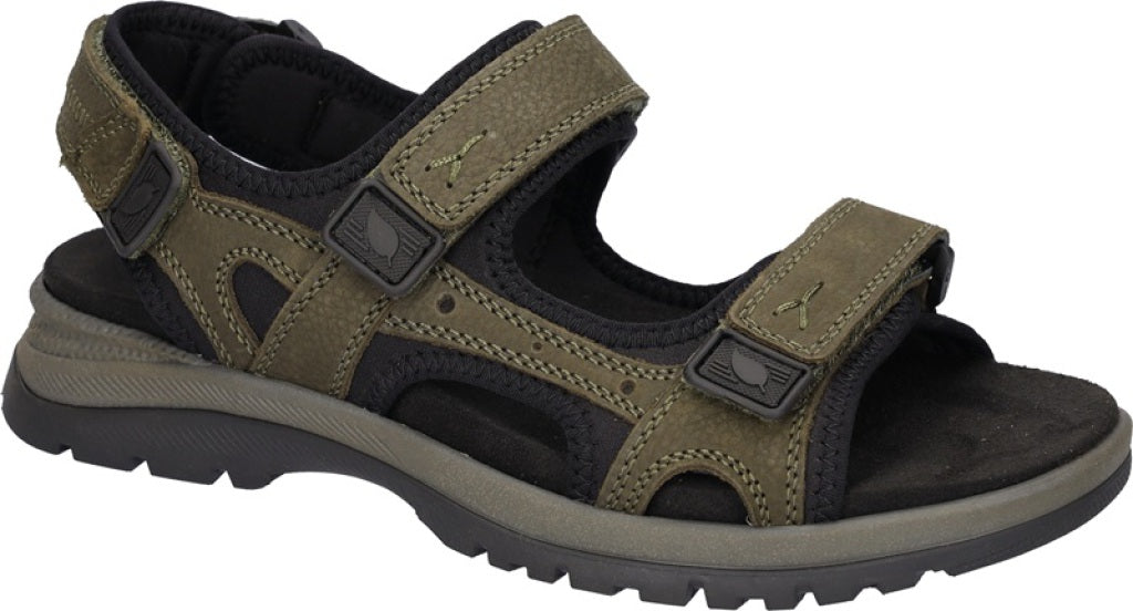 'H-Taro' sandal med bred pasform (H) til mænd - grøn