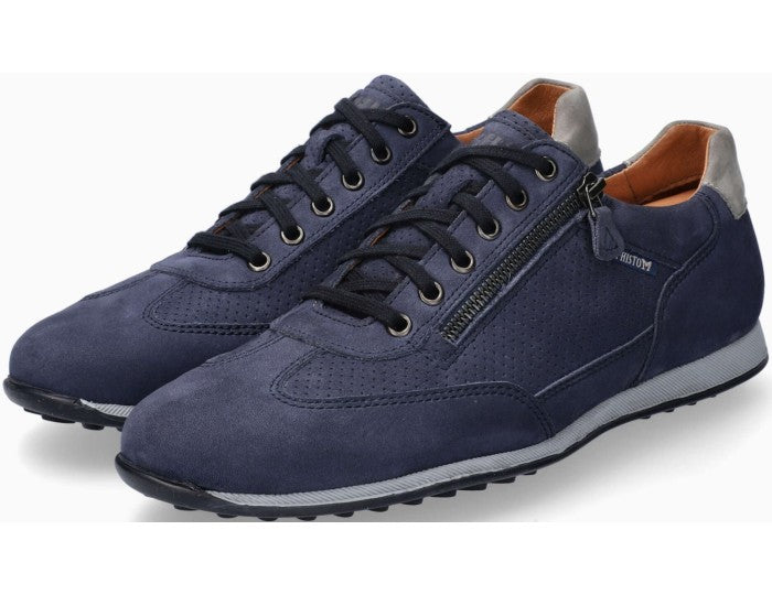 'Leon' men's lace-up sneaker - blue