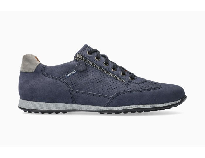 'Leon' men's lace-up sneaker - blue