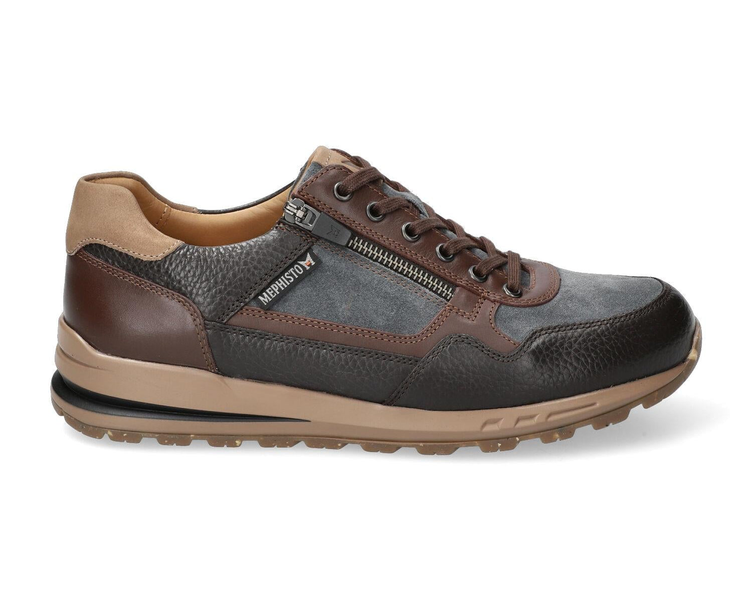 Sneaker stringata da uomo "Bradley" - marrone scuro