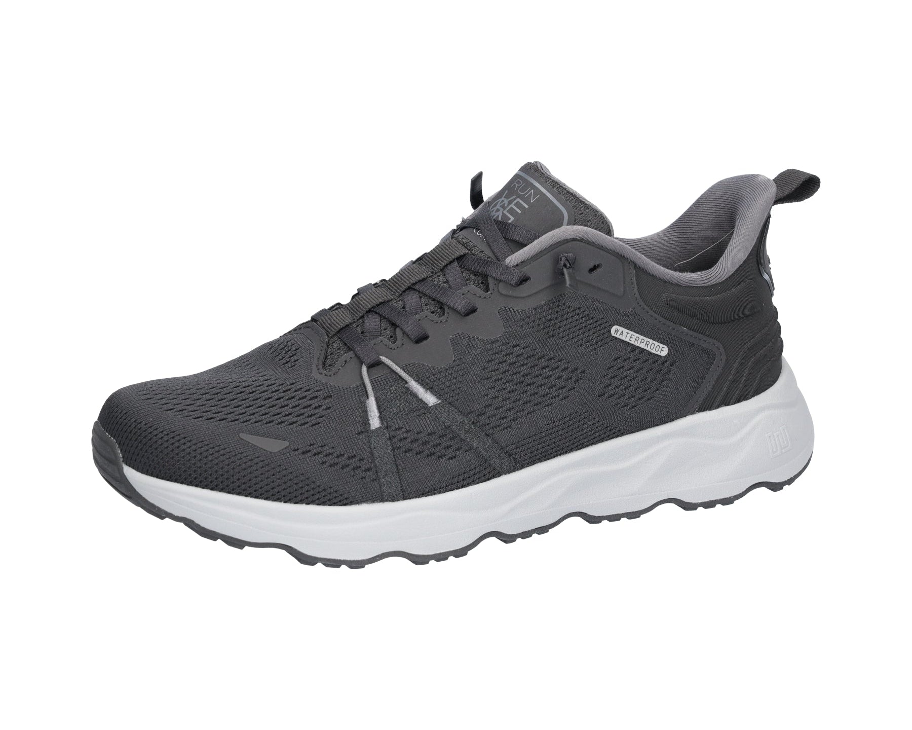 'H-Toni' herre sneakers i bred pasform (H) - sorte