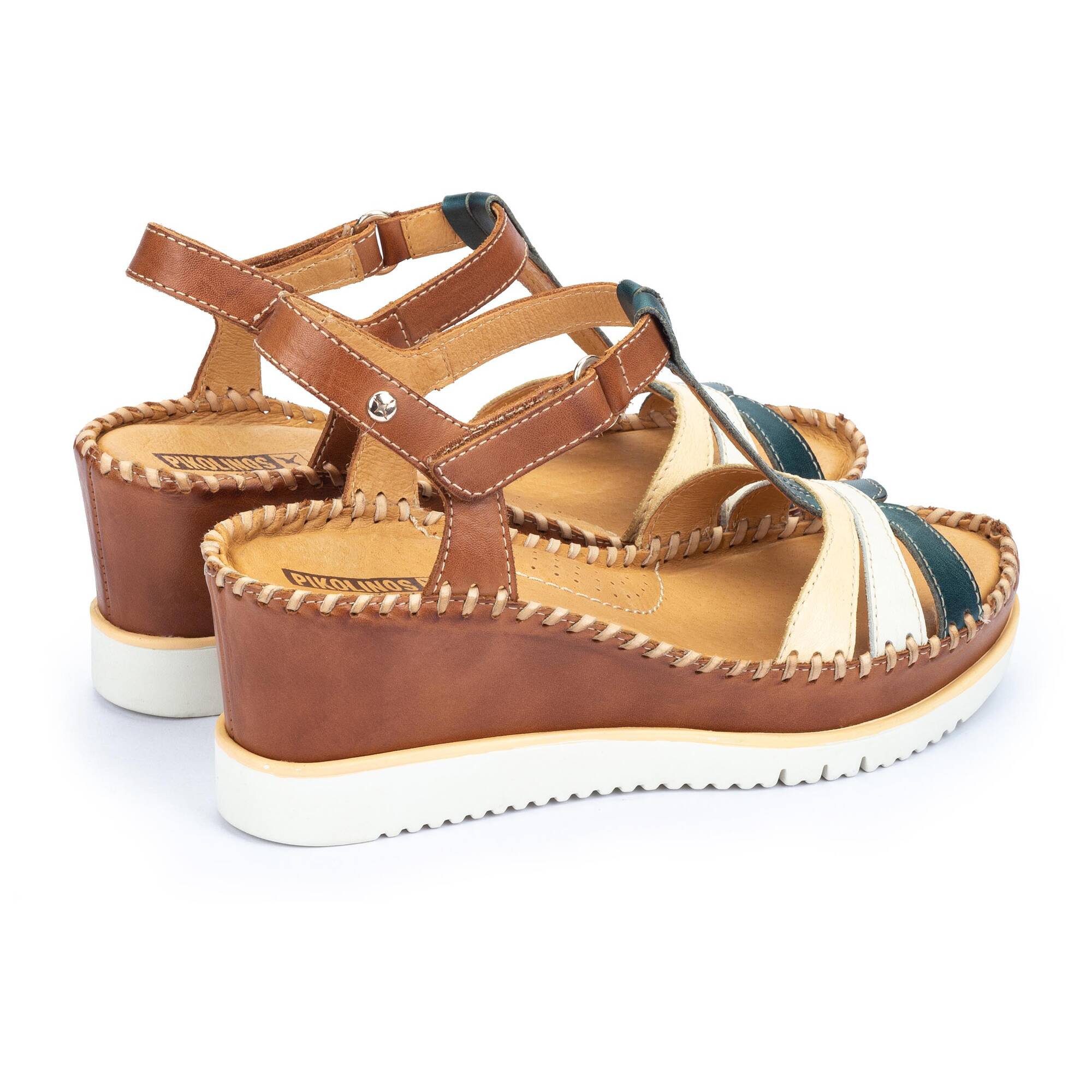 'Aguadulce' women's sandal - blue mix - Chaplinshoes'Aguadulce' women's sandal - blue mixPikolinos