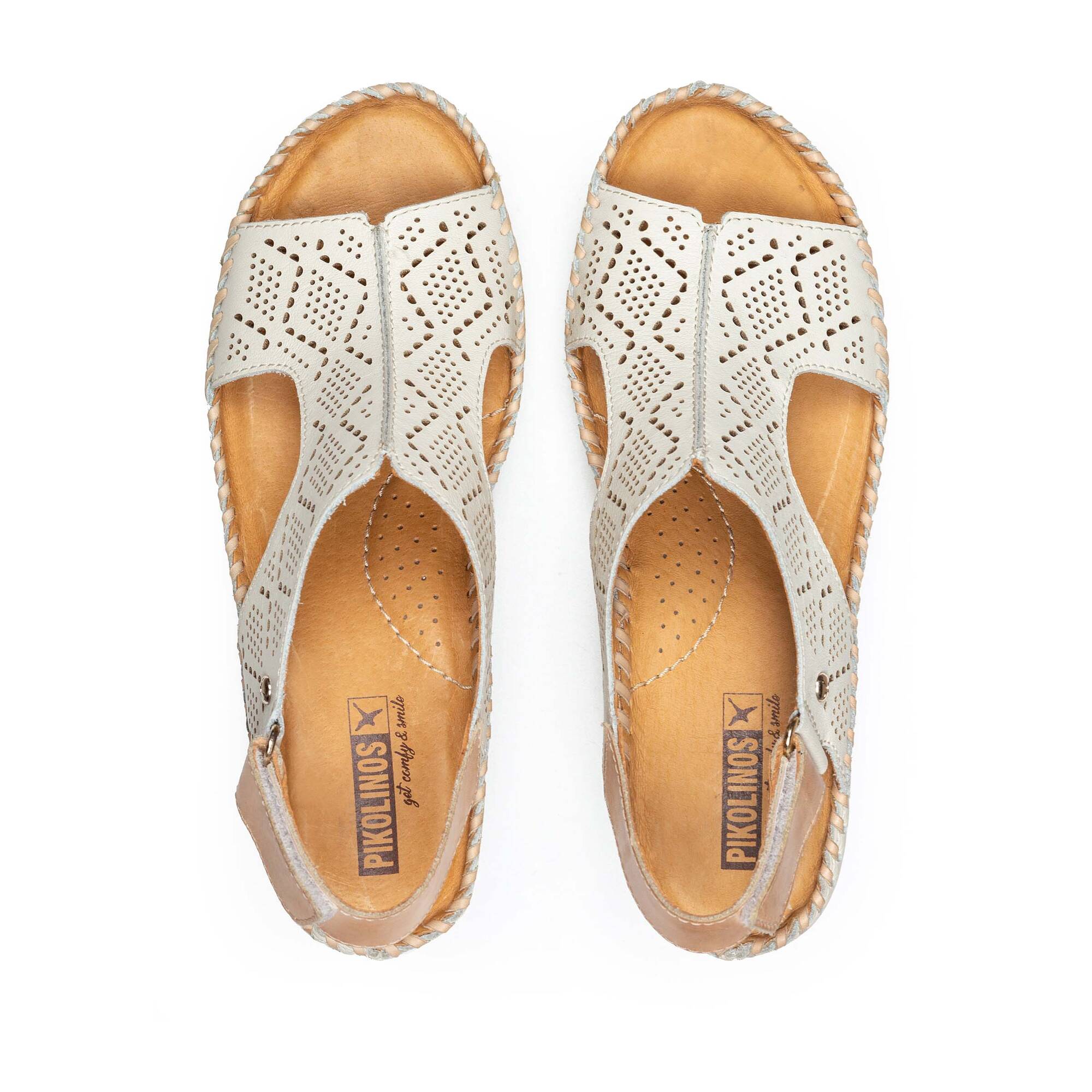 Sandalia mujer 'Aguadulce' - Blanco roto - ChaplinshoesSandalia mujer 'Aguadulce' - Blanco roto Pikolinos