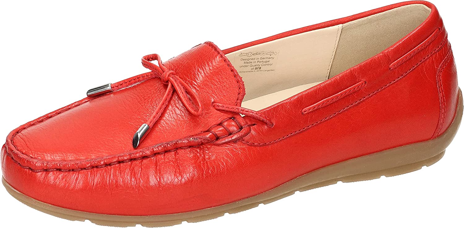 Mocasín de mujer 'Alabama' - Rojo - ChaplinshoesMocasín de mujer 'Alabama' - RedAra