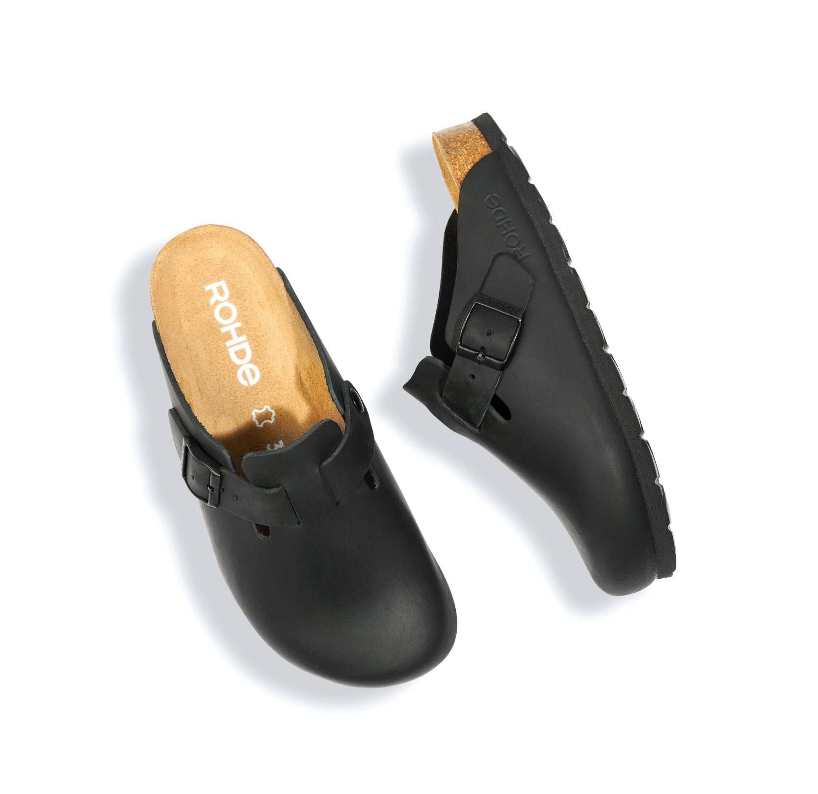 Zueco de exterior para mujer 'Alba' - Negro - ChaplinshoesZueco de exterior para mujer 'Alba' - NegroRohde