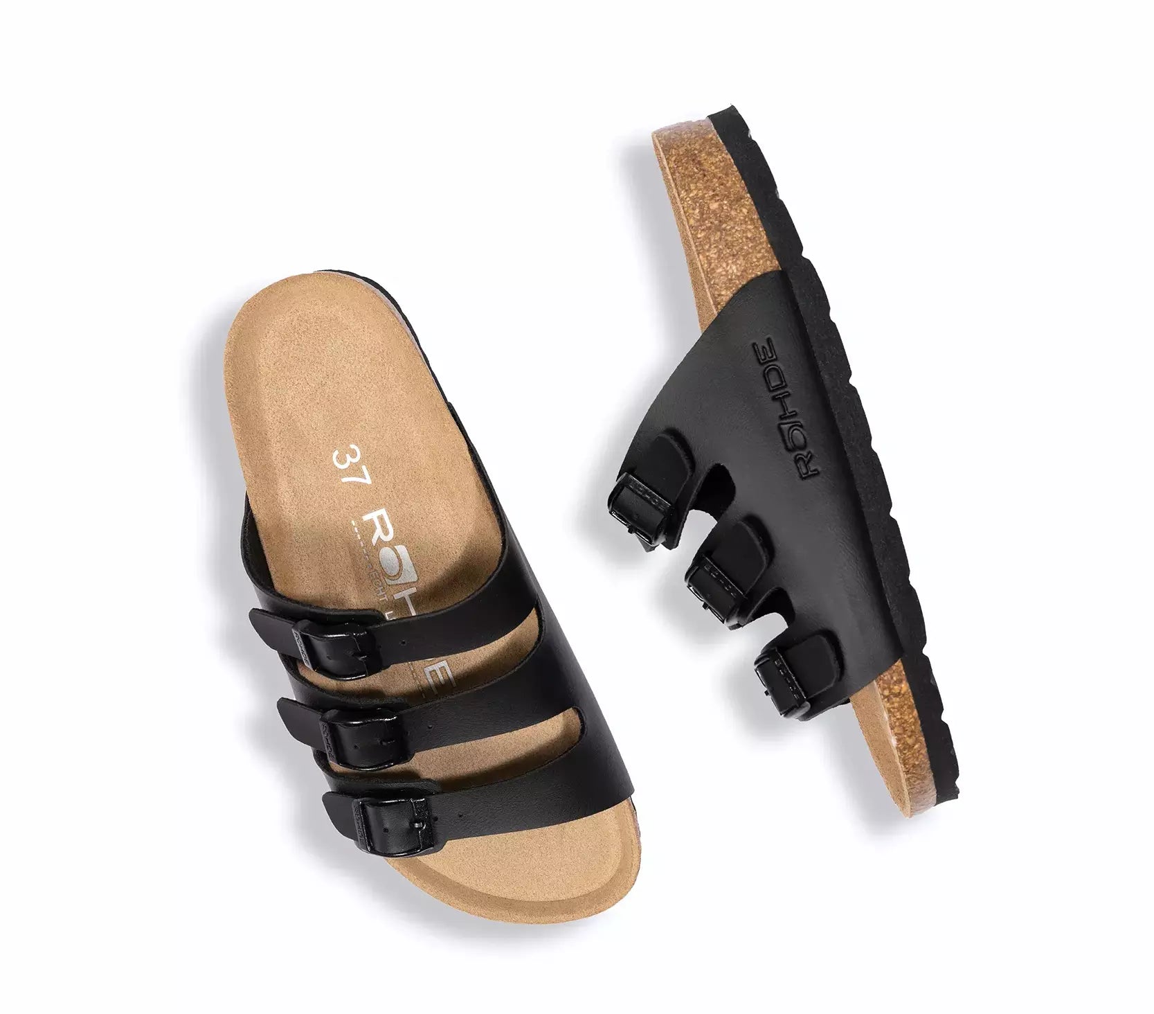 Sandalia tipo chancla para mujer 'Alba' - negro - ChaplinshoesSandalia tipo chancla para mujer 'Alba' - negroRohde