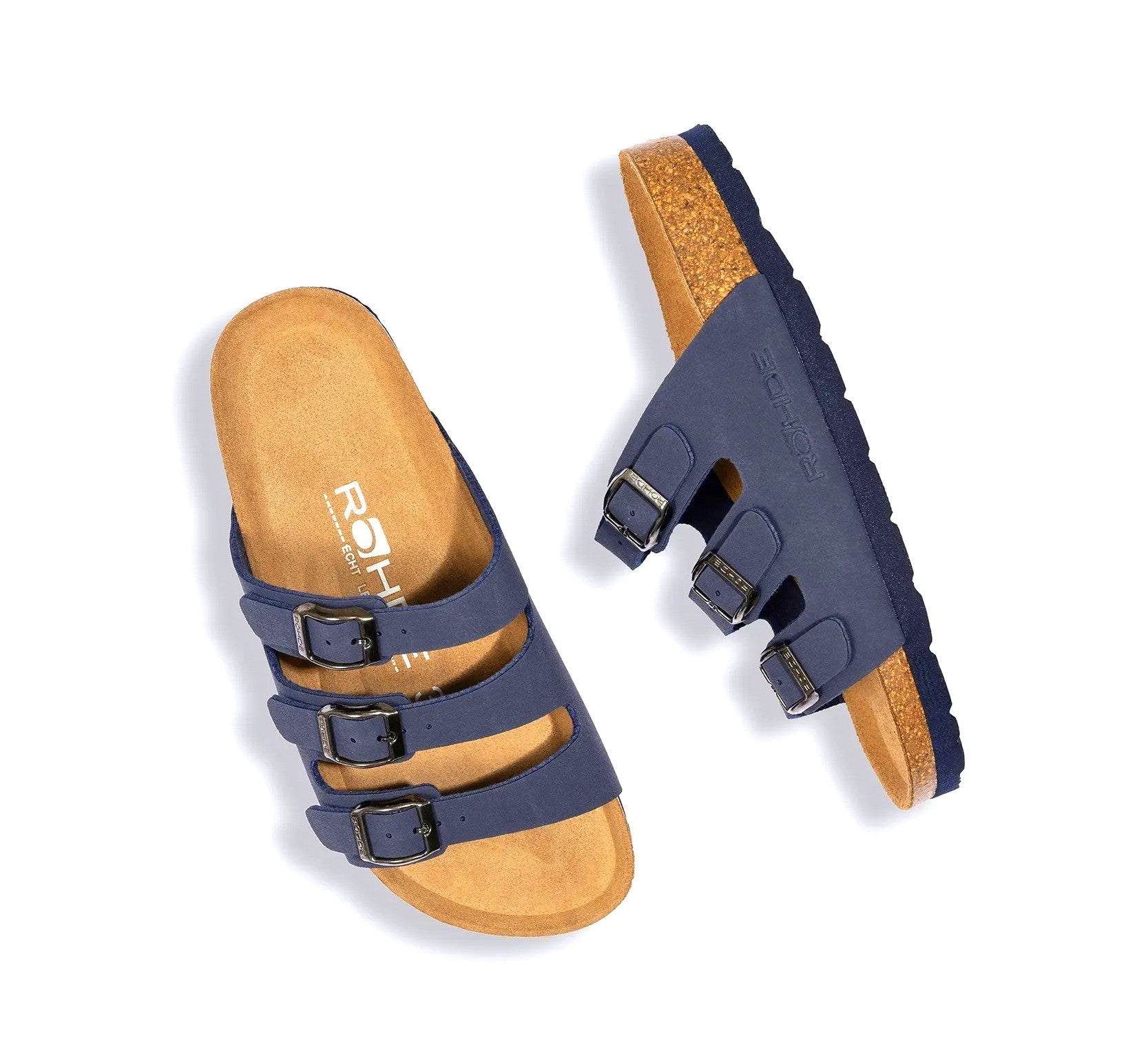 Sandalo slide da donna 'Alba' - blu - ChaplinshoesSandalo scorrevole da donna "Alba" - bluRohde