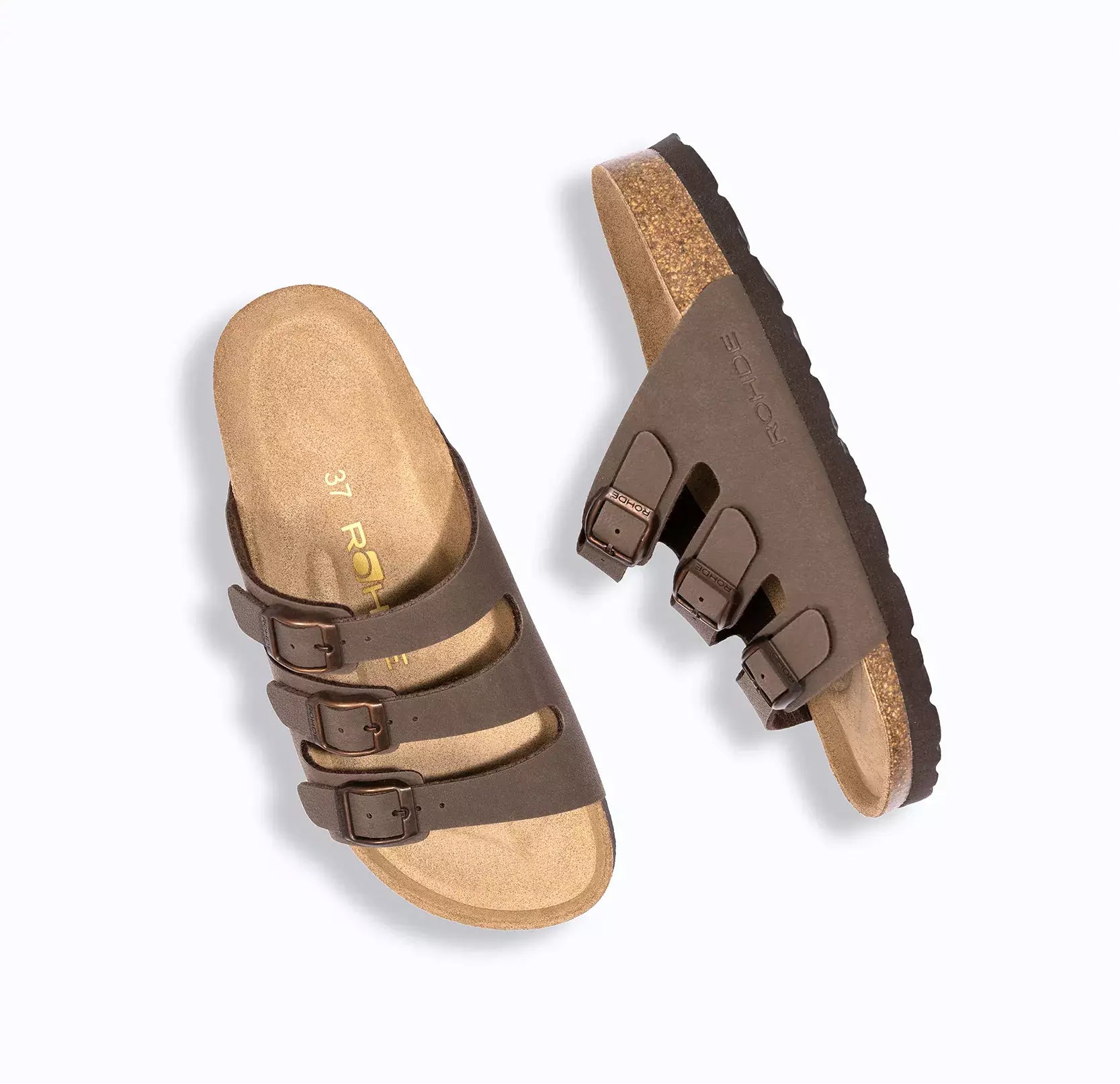 Sandalo slide da donna 'Alba' - marrone - ChaplinshoesSandalo scorrevole da donna "Alba" - marroneRohde