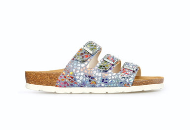 'Alba' women's slide sandal - jeans blue mix - Chaplinshoes'Alba' women's slide sandal - jeans blue mixRohde