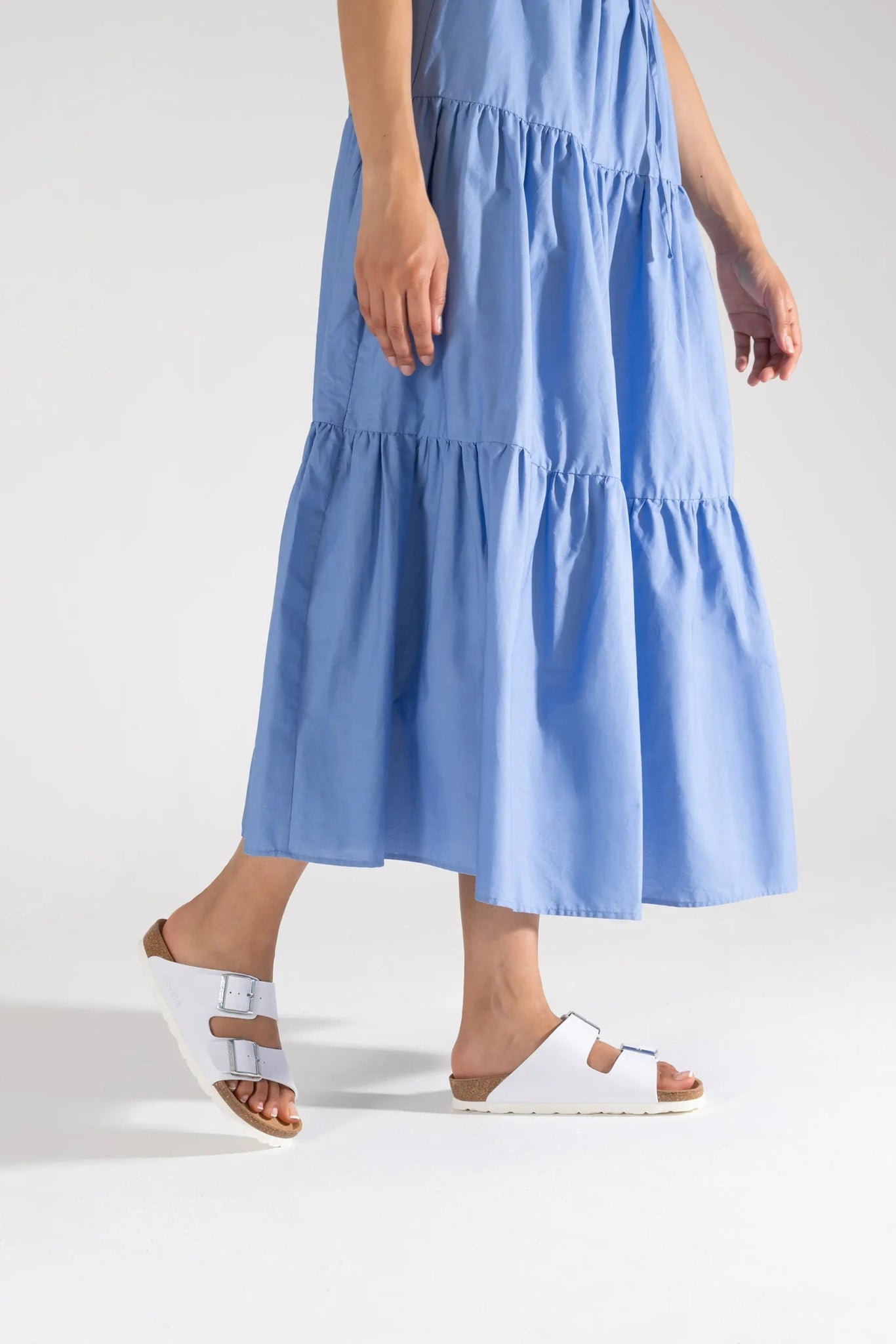 Sandalia tipo pala para mujer 'Alba' - blanco - ChaplinshoesSandalia tipo chancla para mujer 'Alba' - blancoRohde