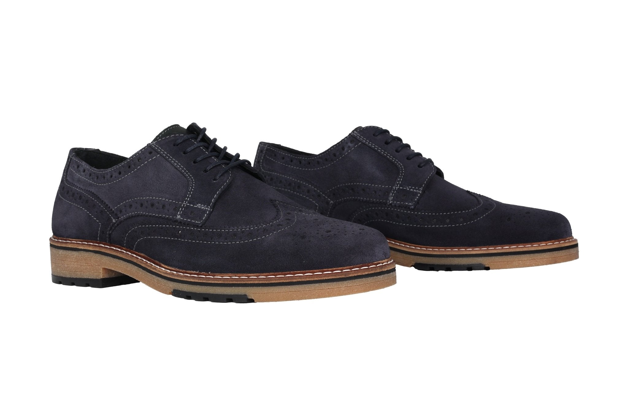 Zapato con cordones para hombre 'Alessio' - Azul - ChaplinshoesZapato con cordones para hombre 'Alessio' - BlueAra