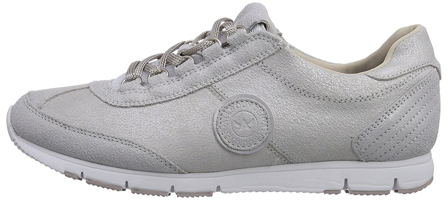 Allrounder by Mephisto JANIKA - zapatilla para caminar para mujer - cuero plateado metalizado - ChaplinshoesAllrounder by Mephisto JANIKA - zapatilla para caminar para mujer - cuero plateado metalizadoMephisto