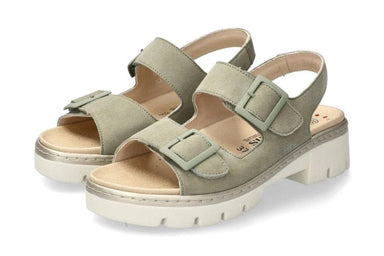 Sandalia ergonómica de mujer 'Amira' de calce ancho (H) - verde - ChaplinshoesSandalia ergonómica de mujer (H) 'Amira' - verdeMephisto