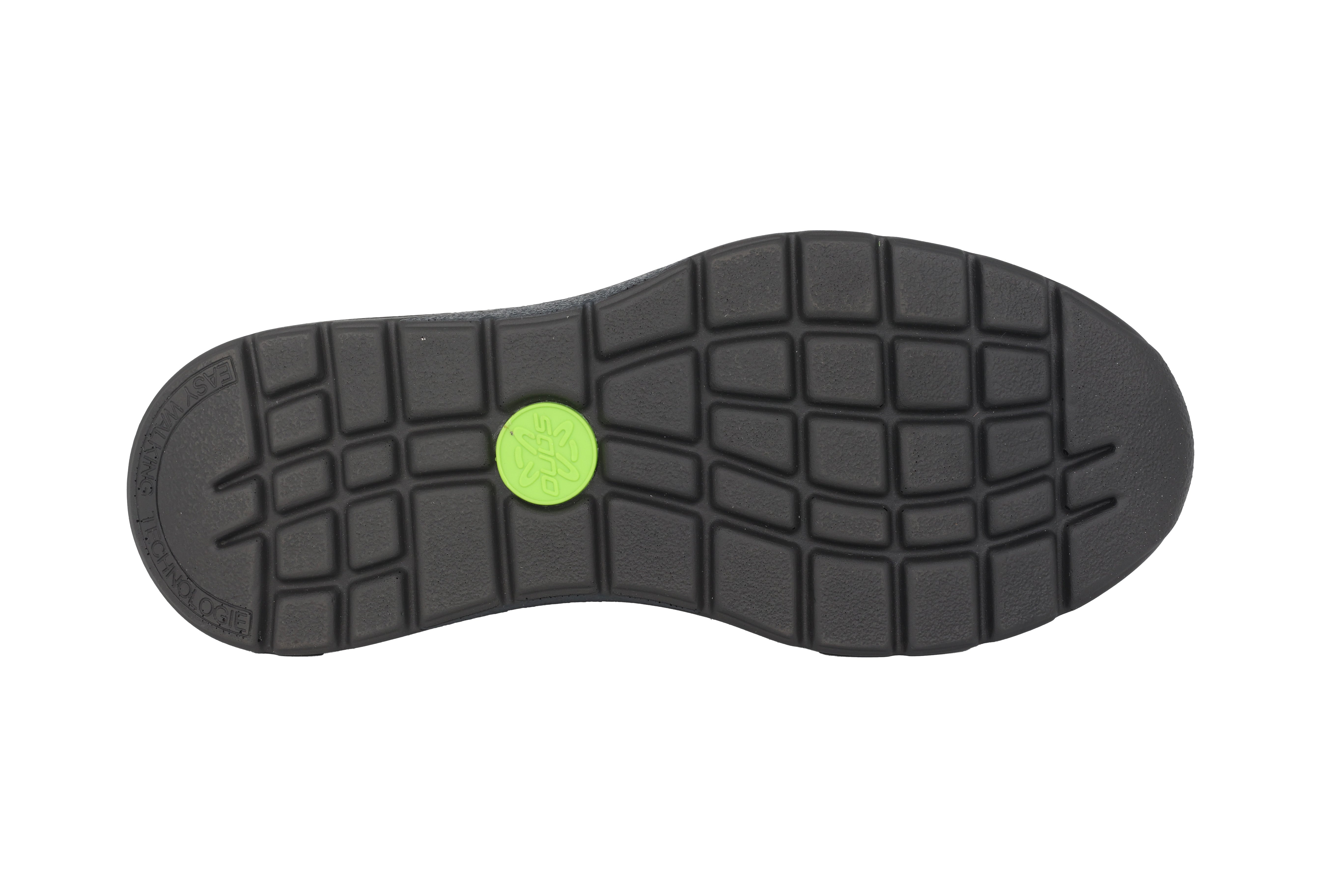 Baskets de marche à roulettes coupe large (H) 'Amory' pour hommes - marron