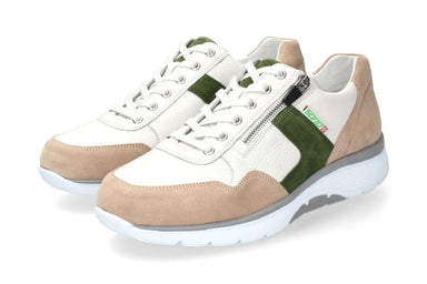 'Amory' witte fit (H) loopsneaker voor heren - beige wit - Chaplinshoes'Amory' witte fit (H) loopsneaker voor heren - beige witMephisto