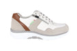 'Amory' herensneaker met brede pasvorm (H}) - grijs wit - Chaplinshoes'Amory' herensneaker met brede pasvorm (H}) - grijs witMephisto