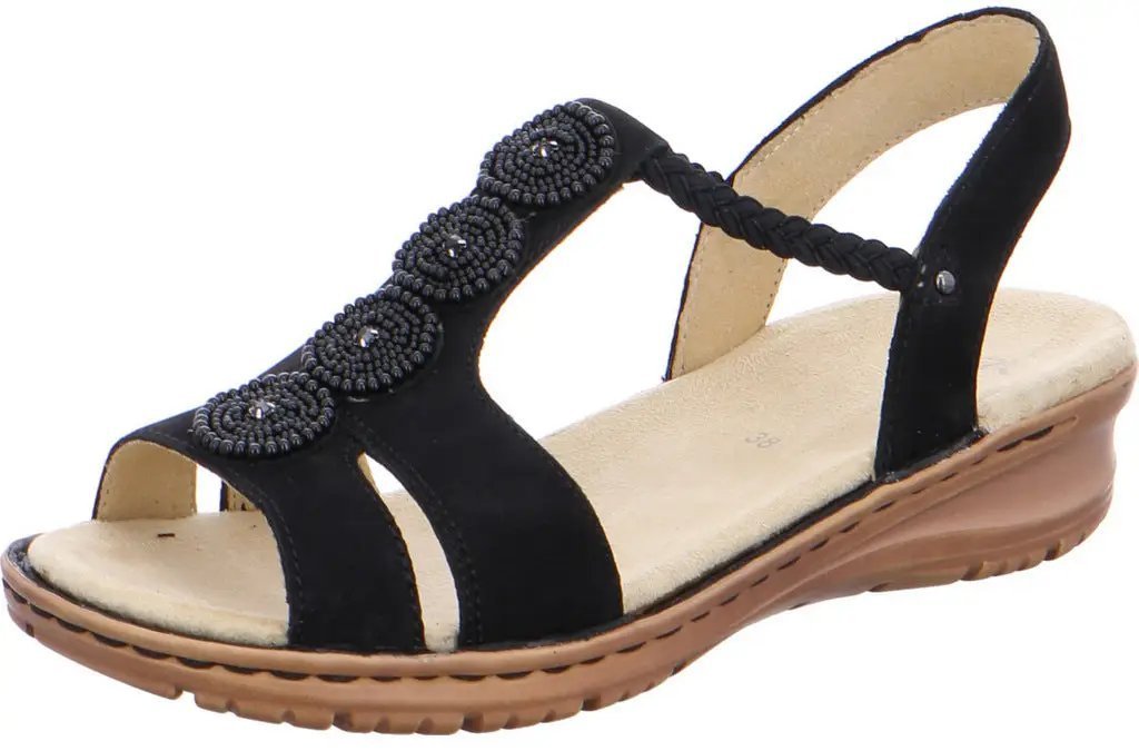 Ara 12 - 27217 - 75 Sandalia Mujer - Negro - ChaplinshoesAra 12 - 27217 - 75 Sandalia Mujer - NegroAra