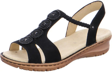Ara 12 - 27217 - 75 Sandalia Mujer - Negro - ChaplinshoesAra 12 - 27217 - 75 Sandalia Mujer - NegroAra