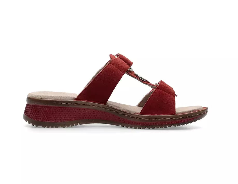 'Hawaii' sandalia chancla para mujer - rojo