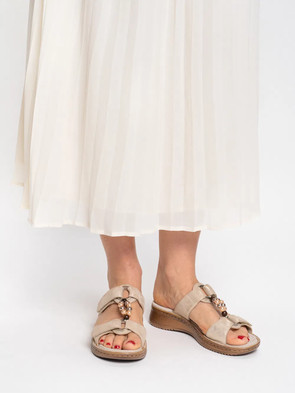 Damensandale 'Hawaii' - Beige