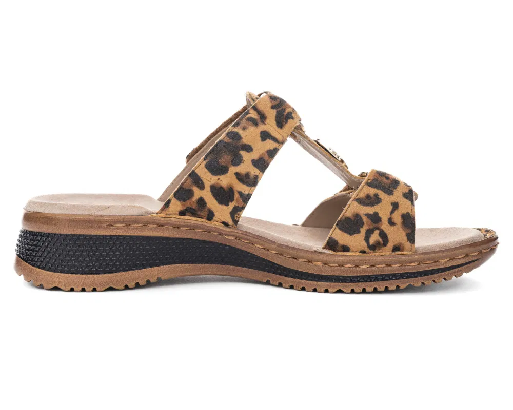 'Hawaii' slidesandal til kvinder - brun