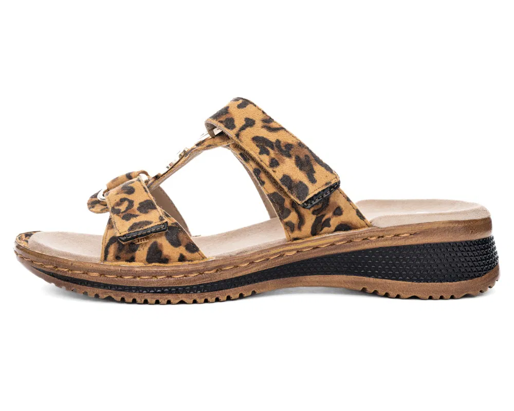 'Hawaii' slidesandal til kvinder - brun