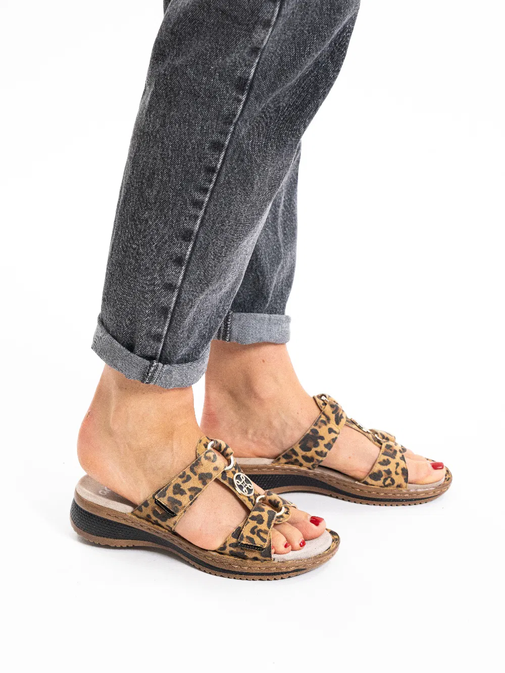 'Hawaii' slidesandal til kvinder - brun