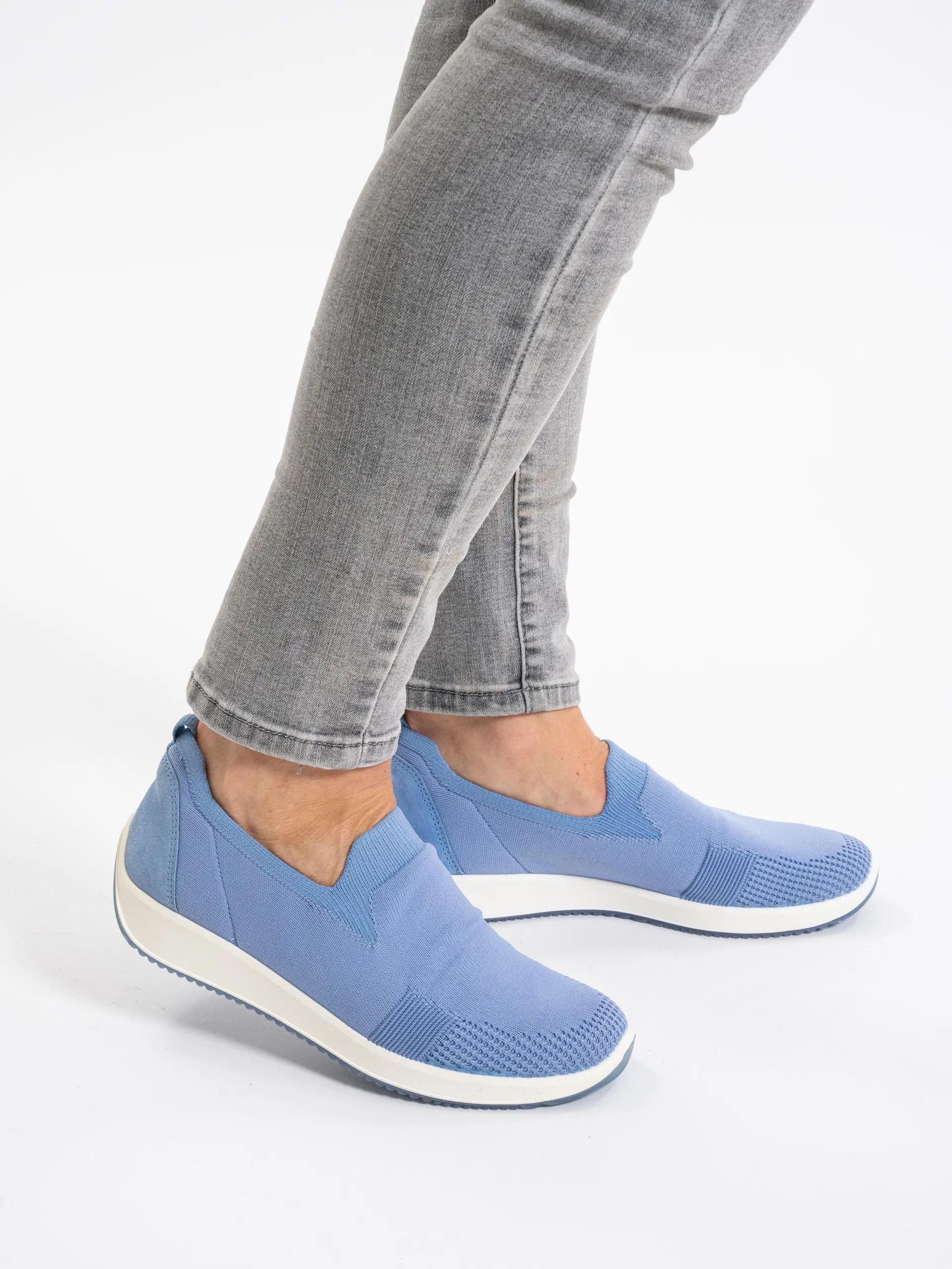 'Lissabon' mocasín de mujer - azul