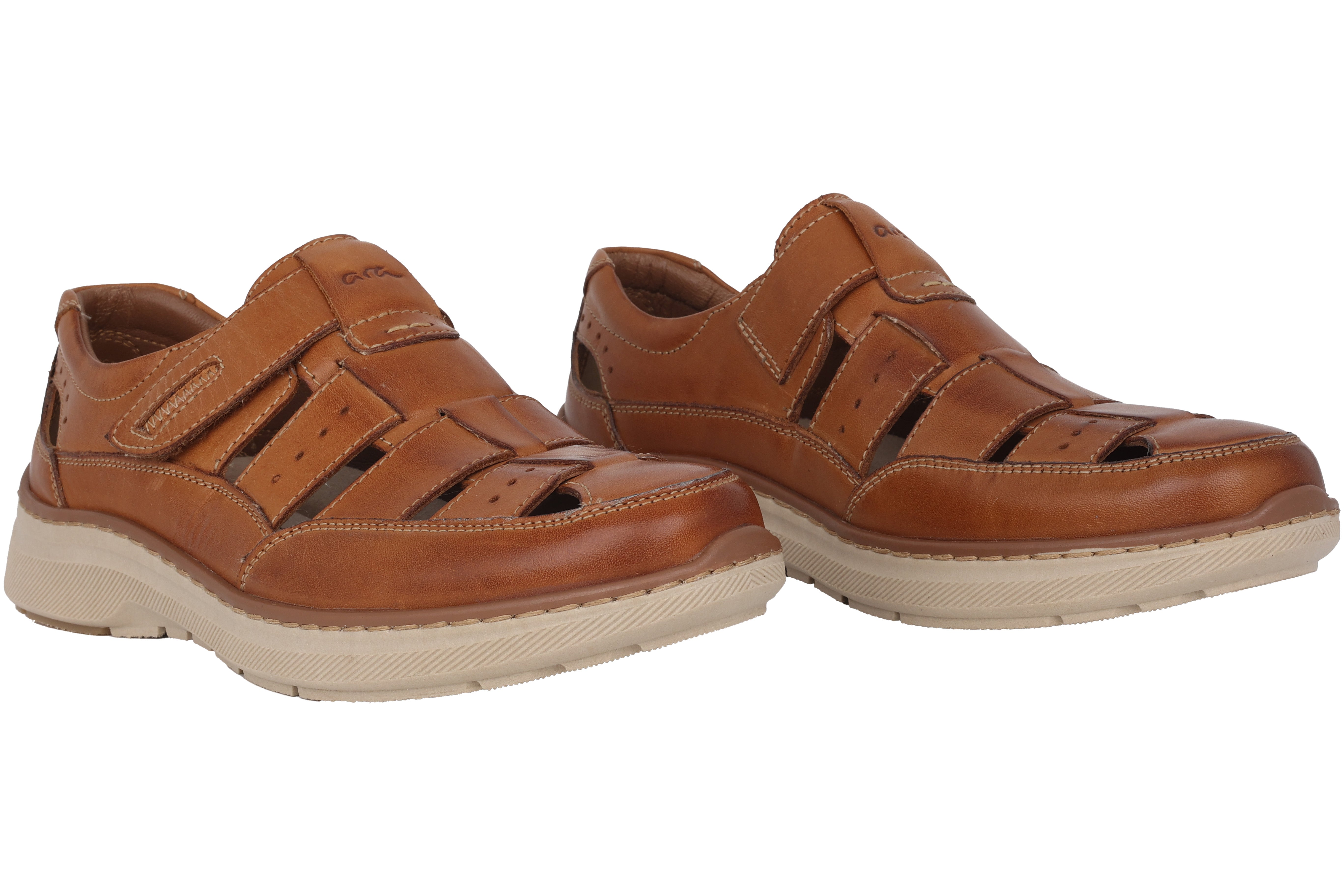 Herren-Sandale „Pedro“ mit weiter Passform (H) – Braun