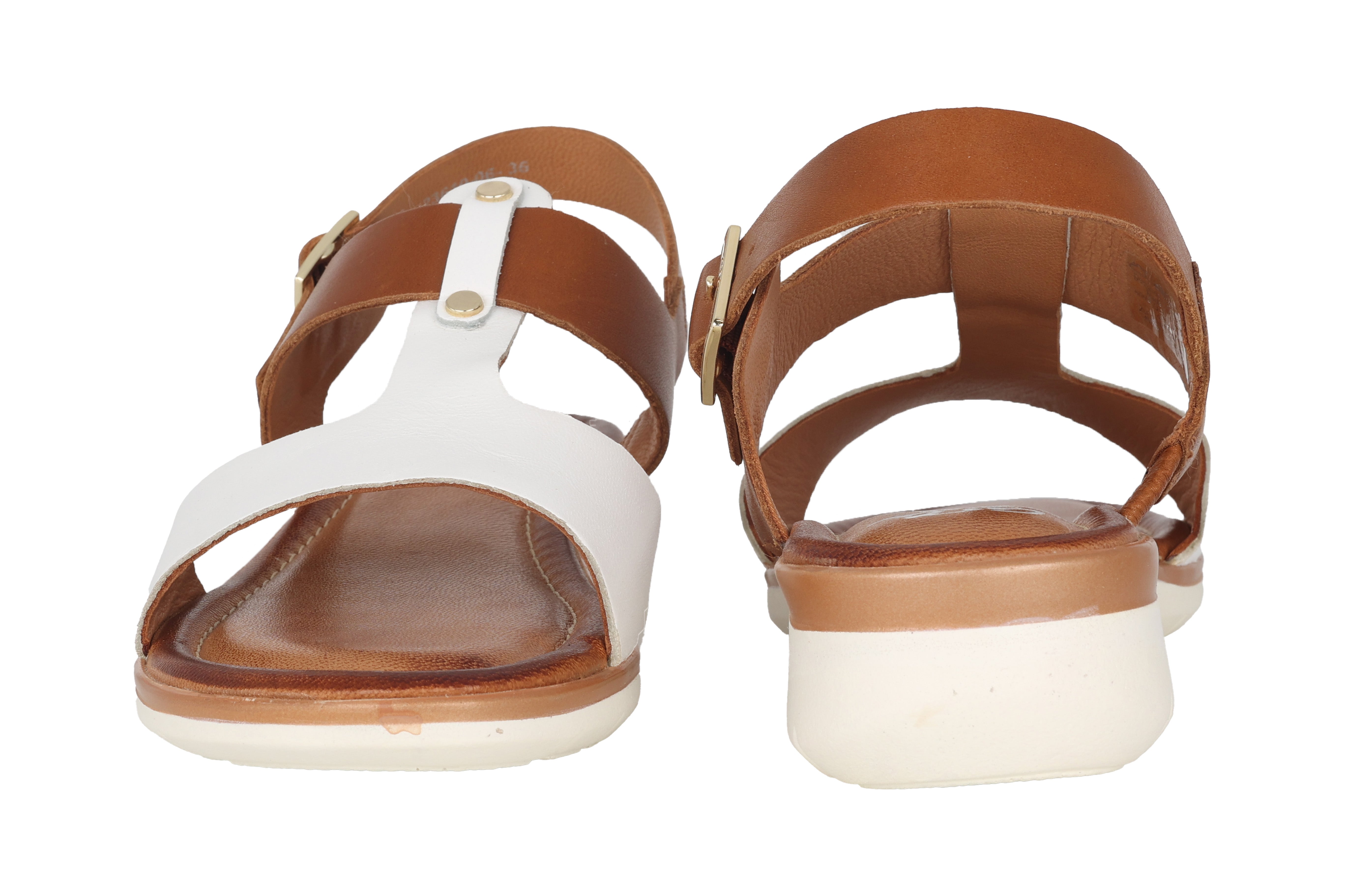 '12-23610-06' sandalia para mujer - mezcla de blancos