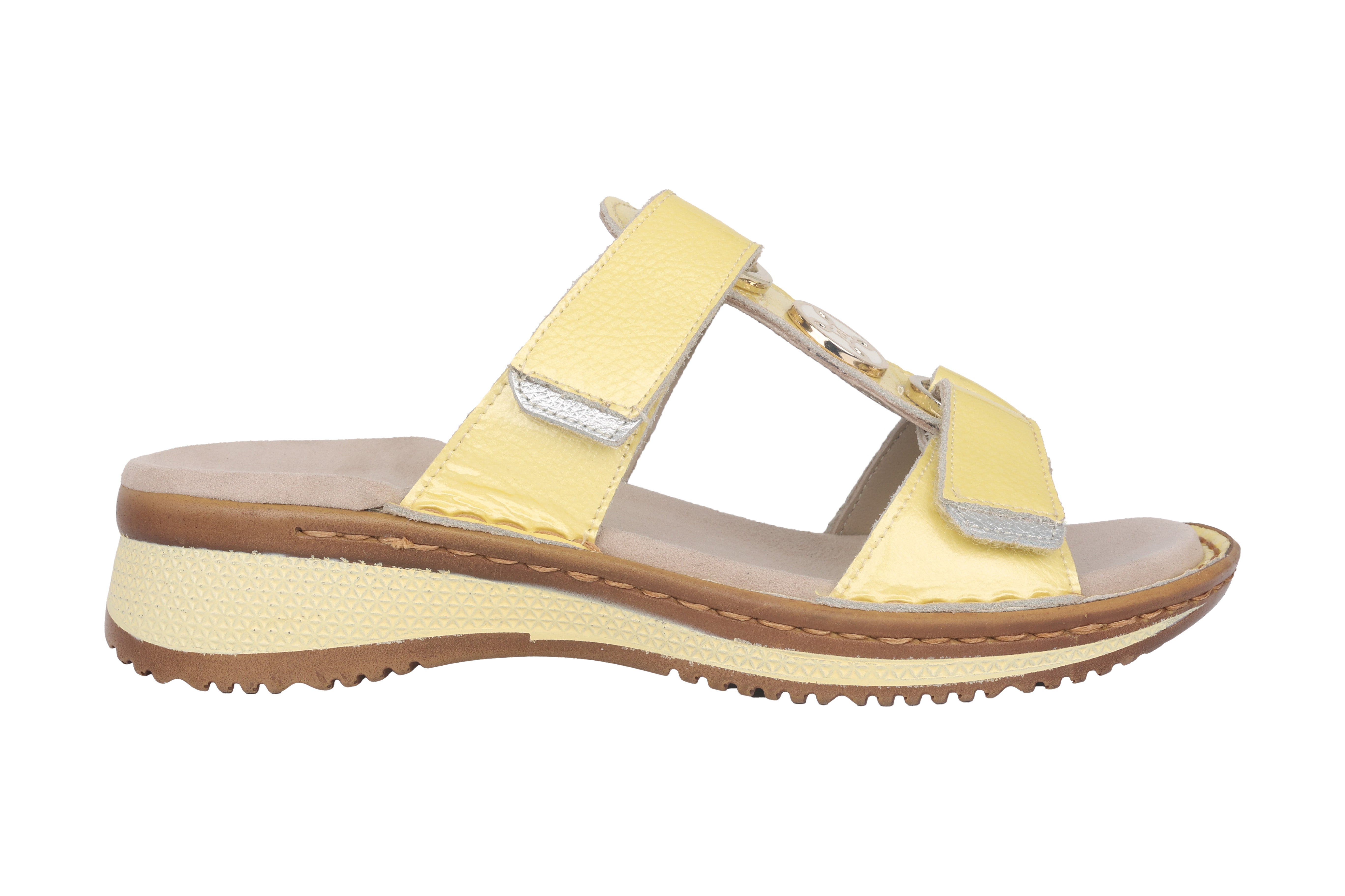 Damen-Slide-Sandale 'Hawaii' - Gelb