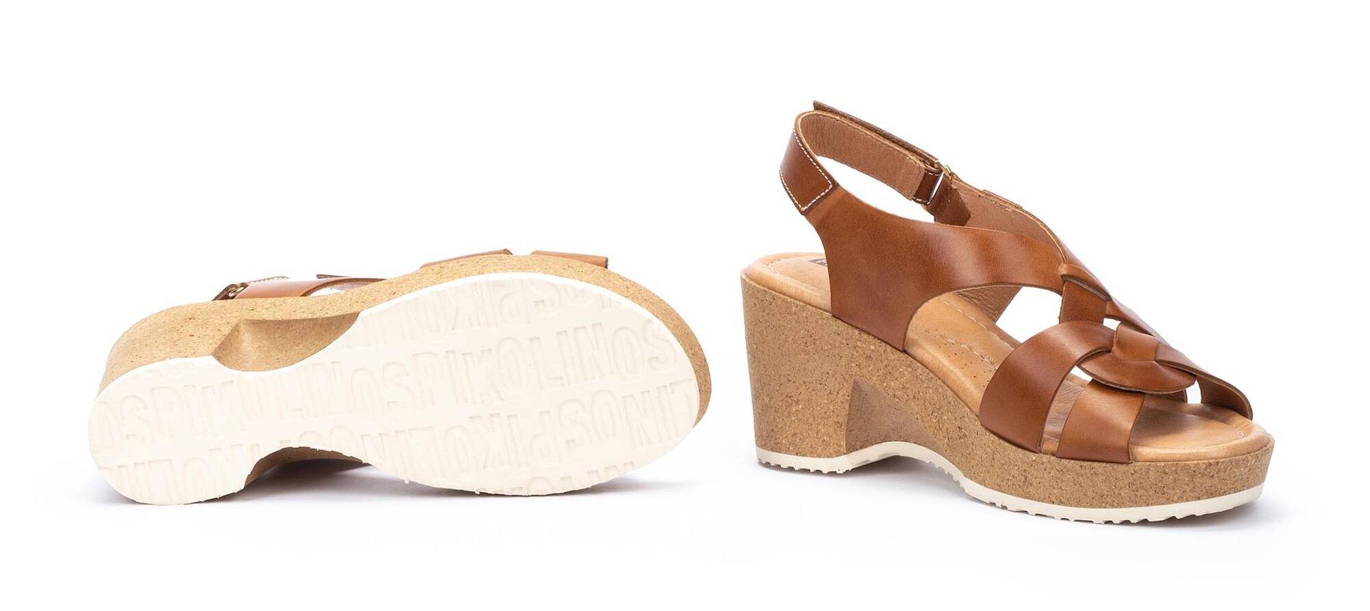 Sandalia mujer 'Arenales' - marrón - ChaplinshoesSandalia mujer 'Arenales' - marrónPikolinos