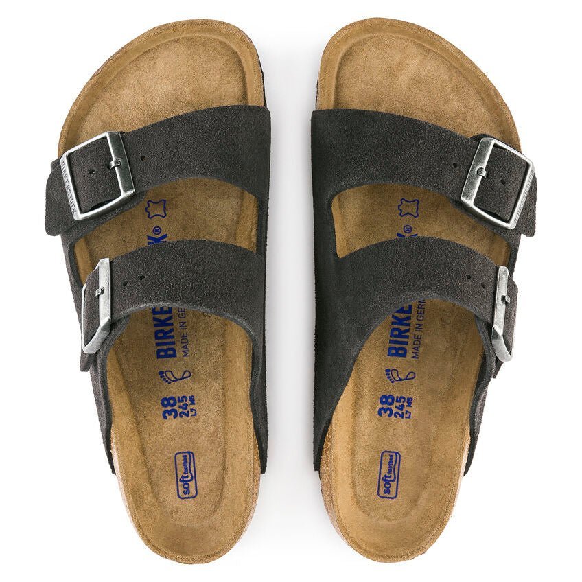 Sandalo slide da uomo 'Arizona BS' - grigio scuro - ChaplinshoesSandalo slide da uomo "Arizona BS" - grigio scuroBirkenstock