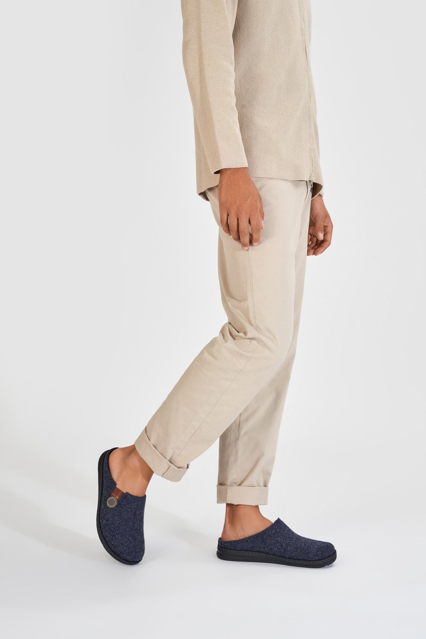 Pantofole uomo 'Asiago' - blu - ChaplinshoesPantofole da uomo 'Asiago' - bluRohde