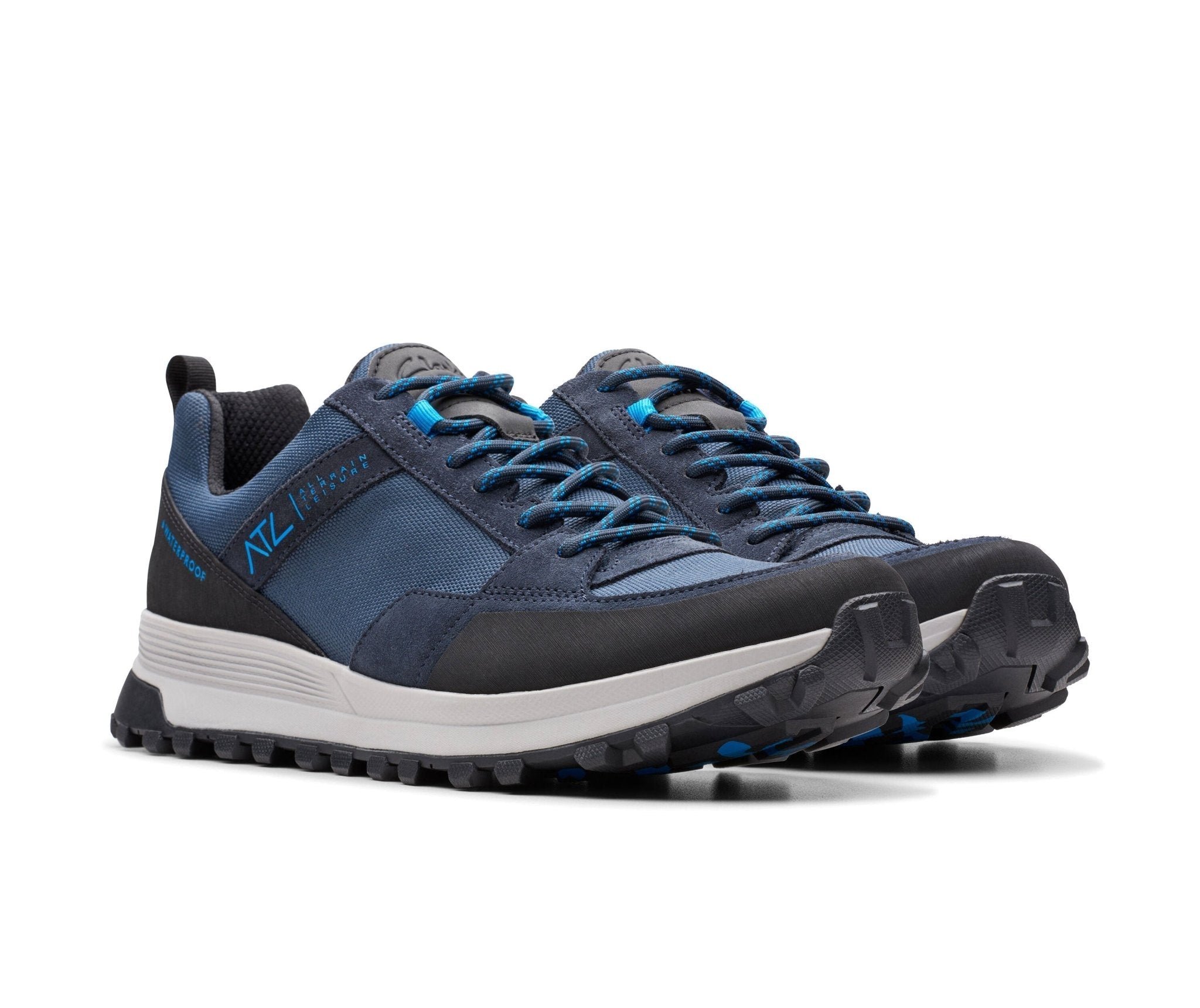 Zapatilla de senderismo impermeable para hombre 'ATL trek Lo' - Azul - ChaplinshoesZapatilla de senderismo impermeable para hombre 'ATL trek Lo' - BlueClarks