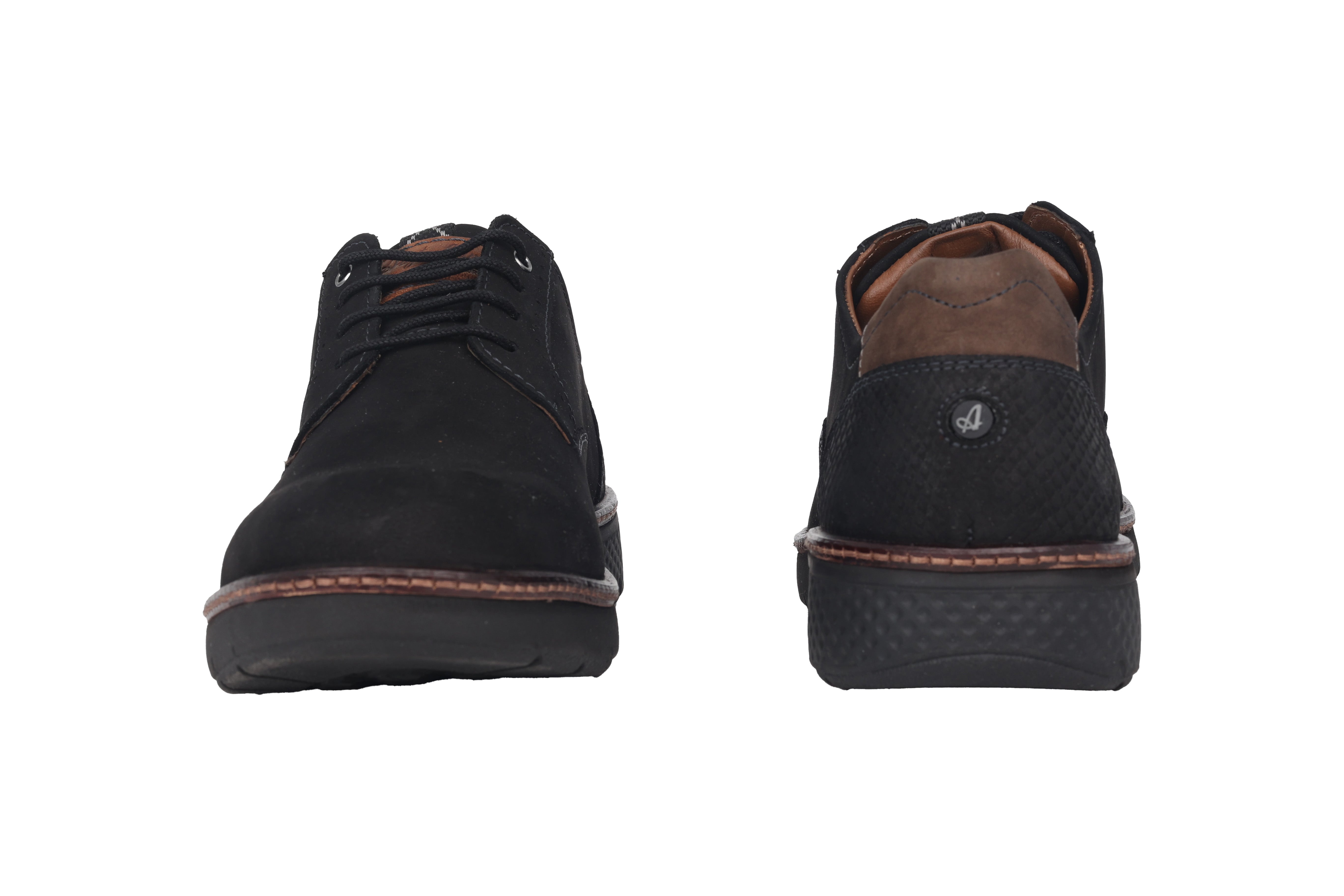 Chaussure à lacets pour hommes 'Preston' - noir