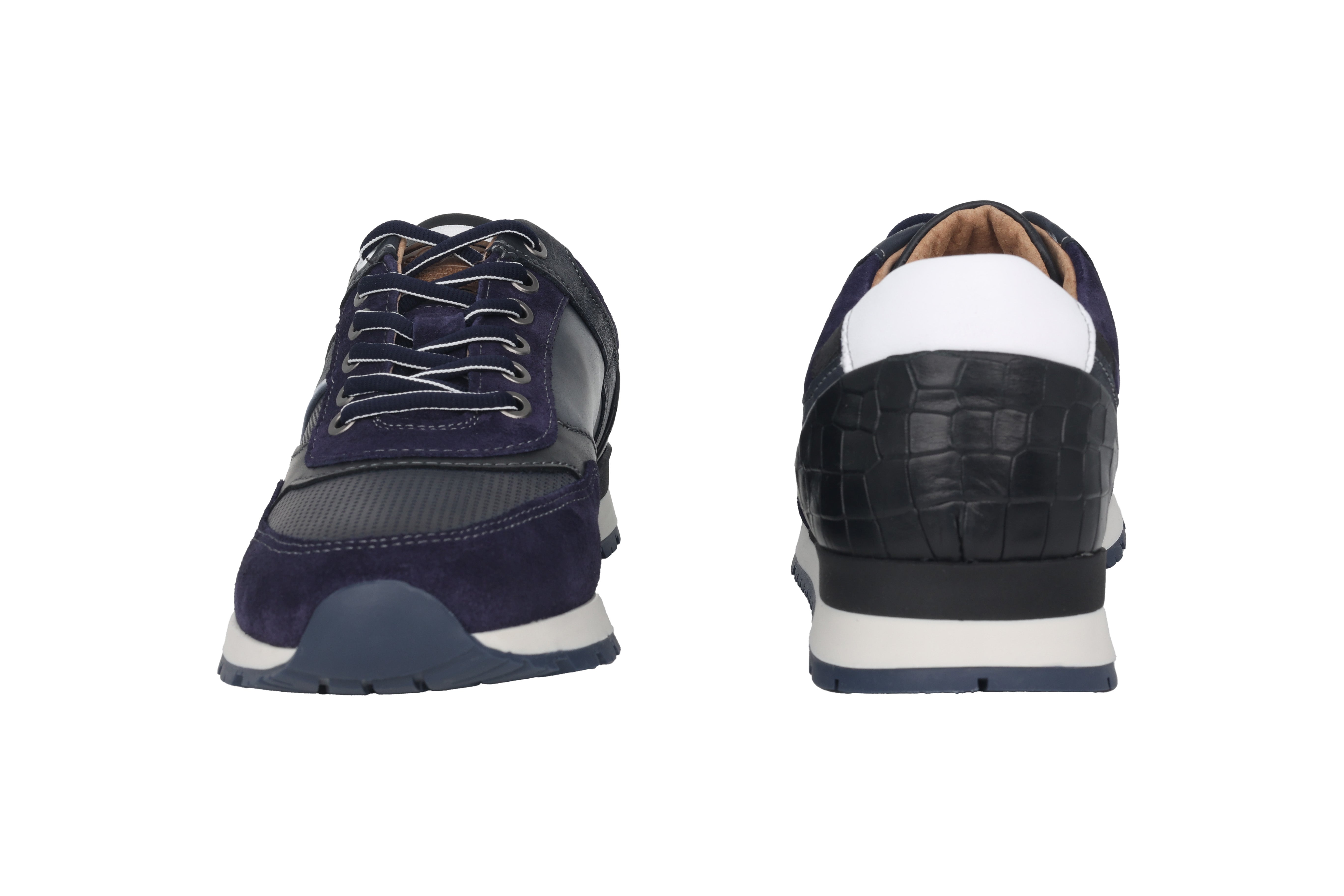 Sneaker à lacets pour homme 'Navarone' - bleu