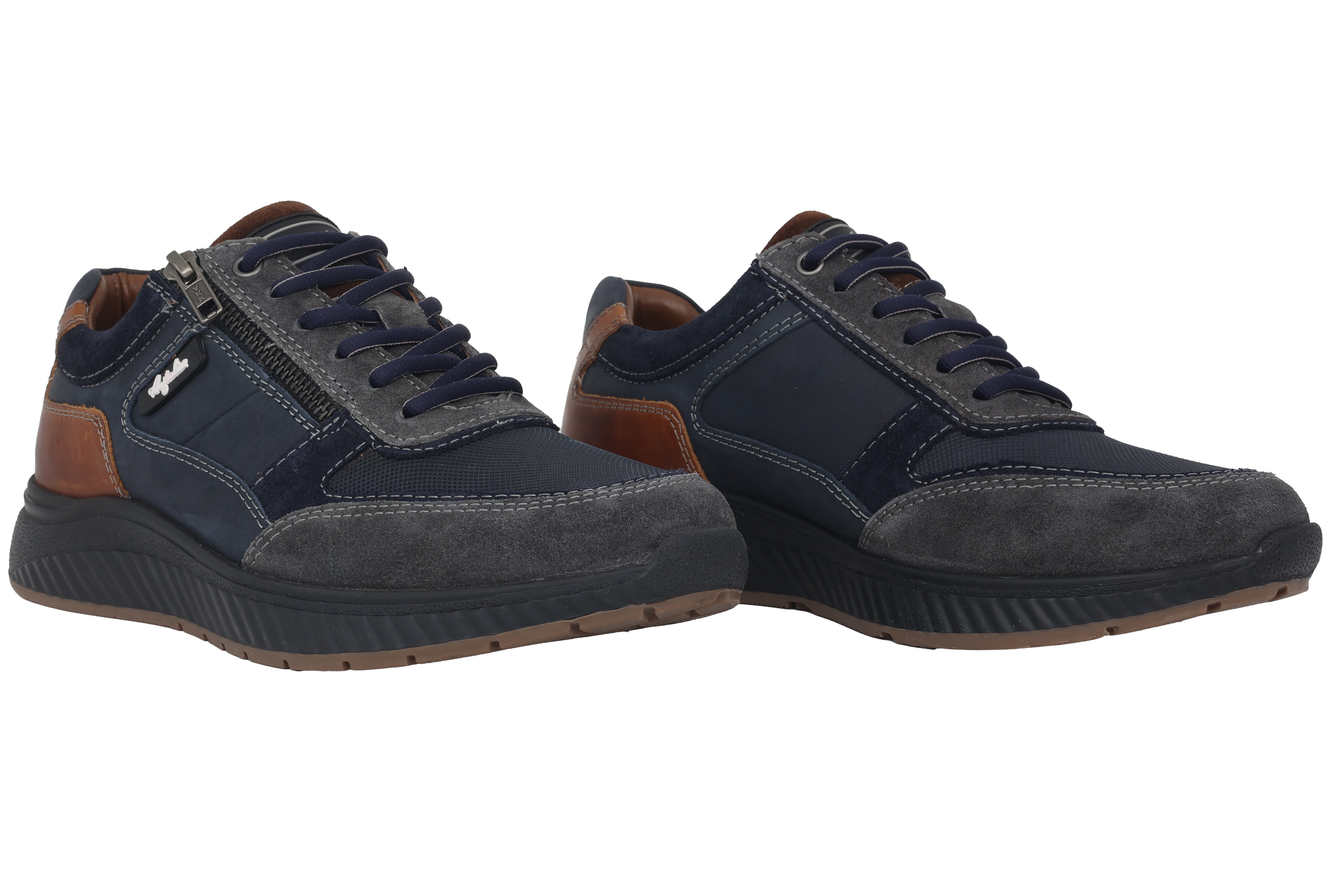 Sneaker à lacets pour homme 'Maurizio' - bleu