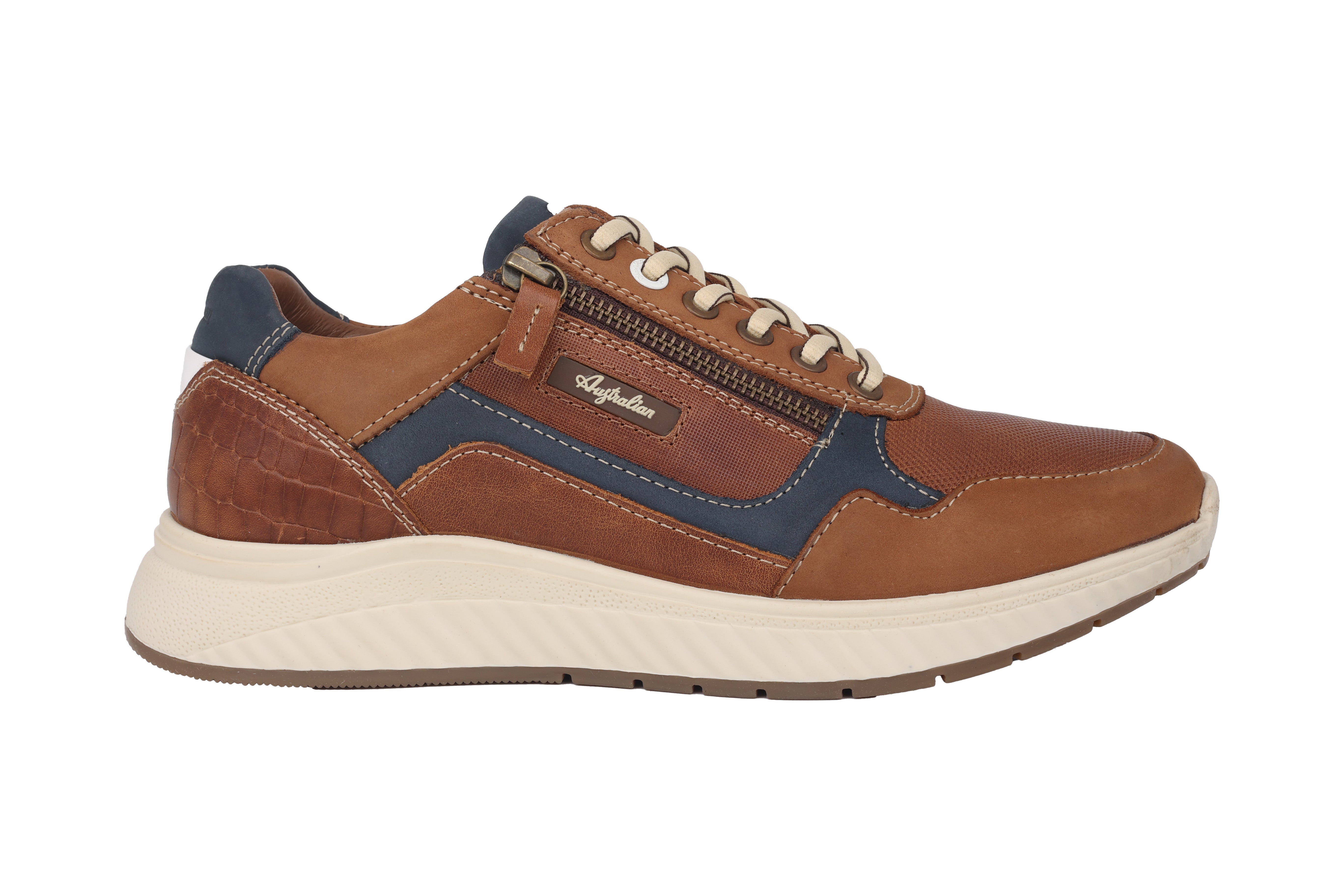 Chaussures à lacets pour hommes 'Hatchback' - Mélange marron bleu