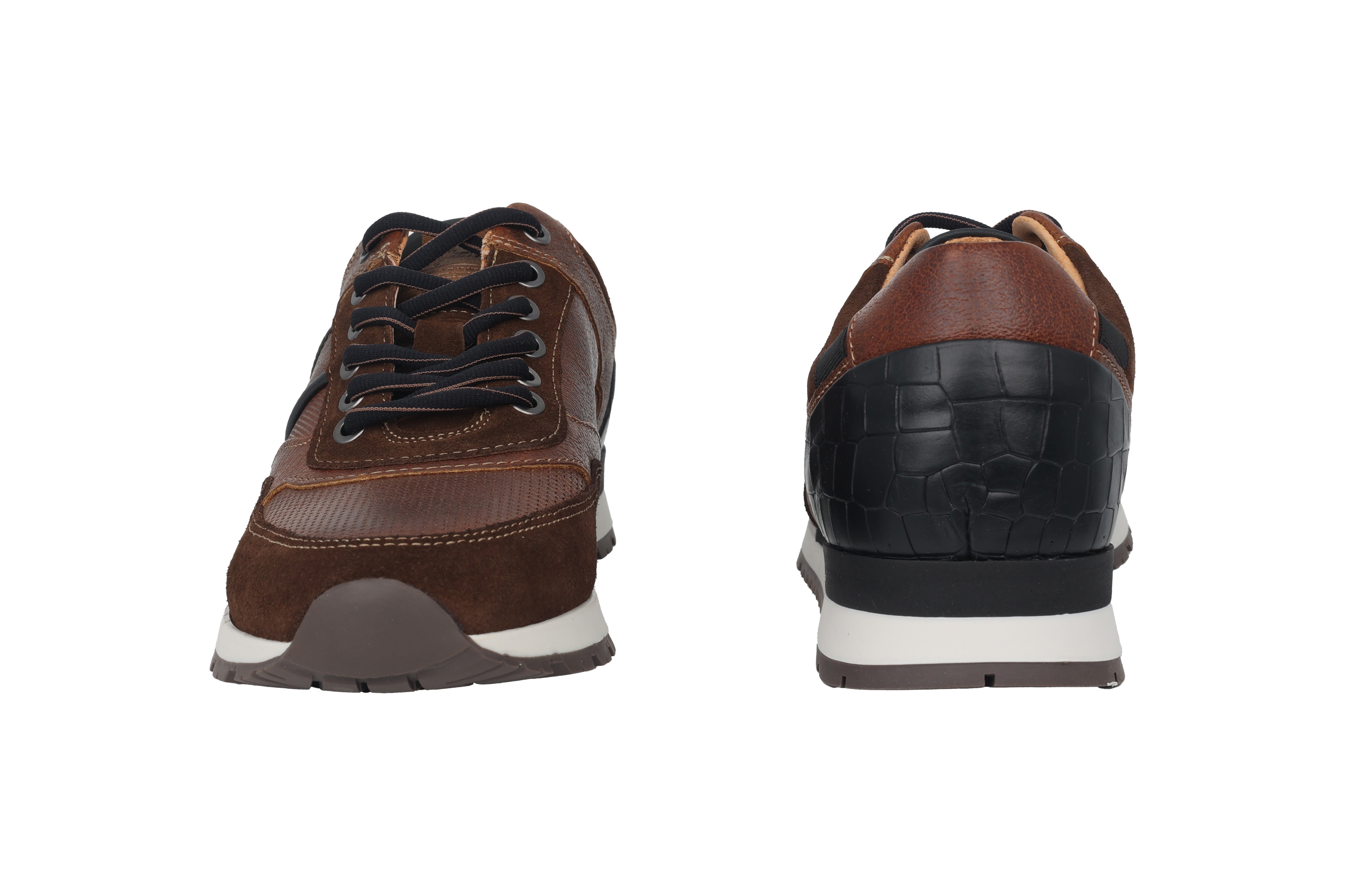 Sneaker stringata da uomo 'Navarone' - marrone