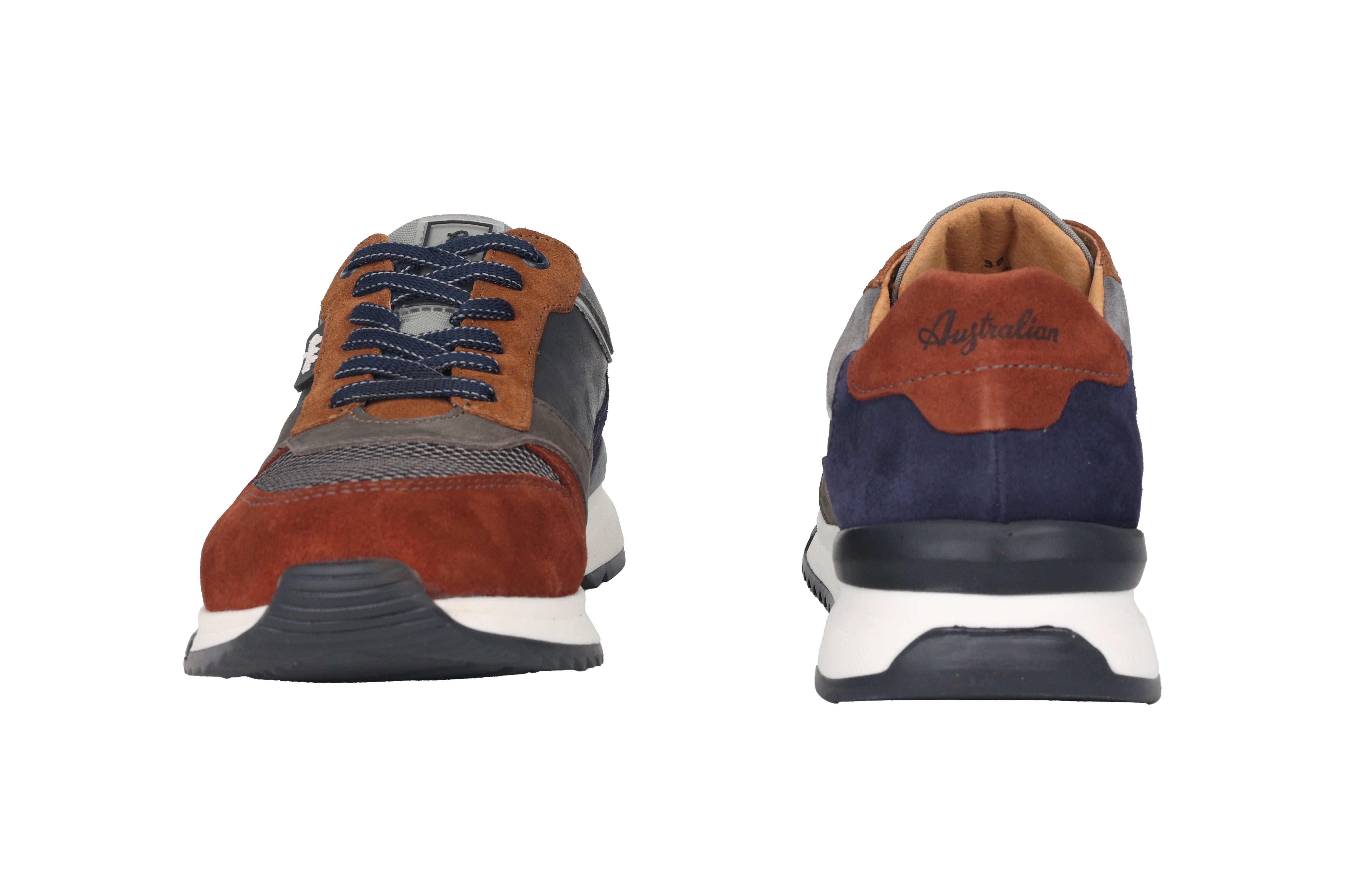 Sneaker stringata da uomo 'Cayenne' - mix blu marrone grigio