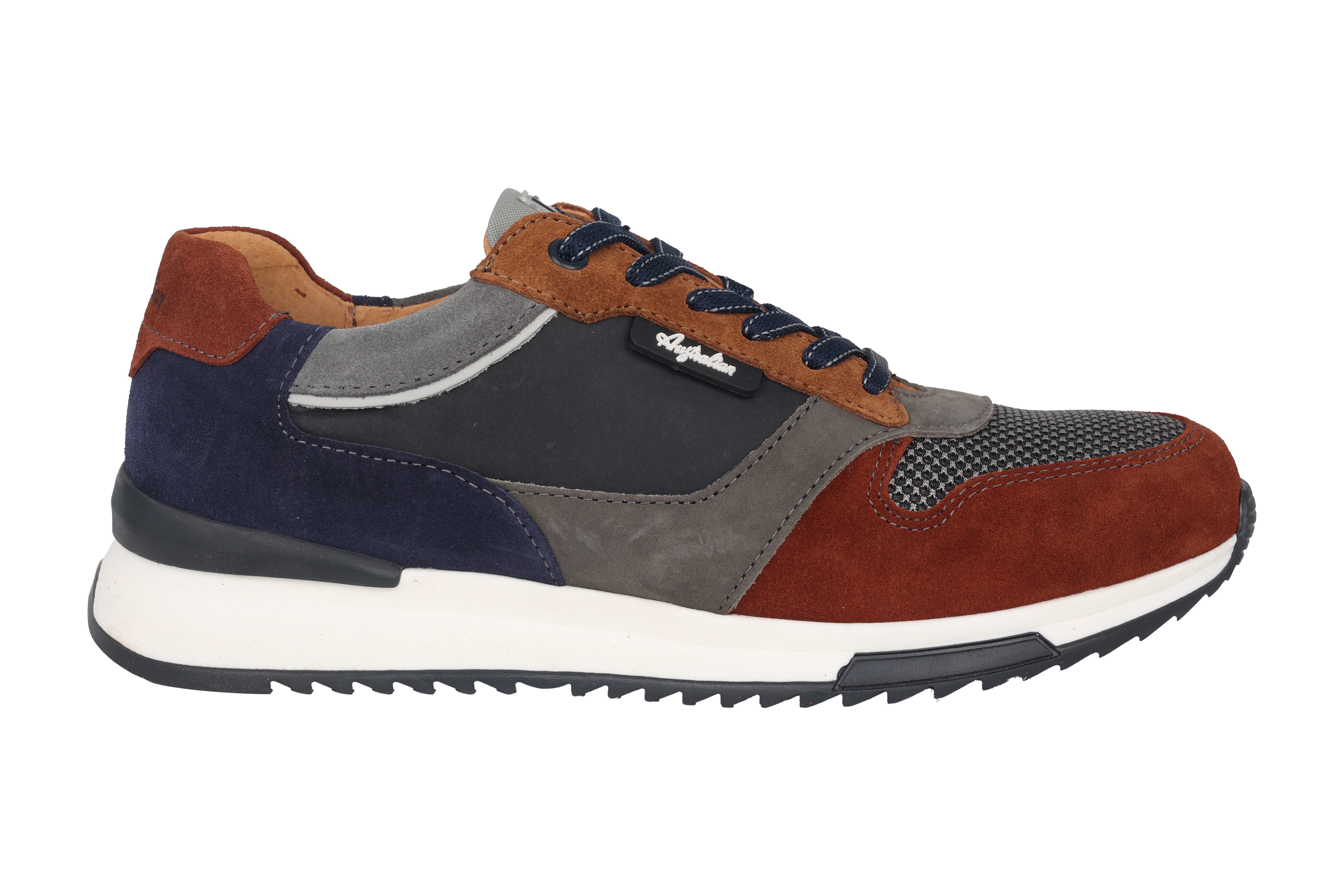 Sneaker stringata da uomo 'Cayenne' - mix blu marrone grigio
